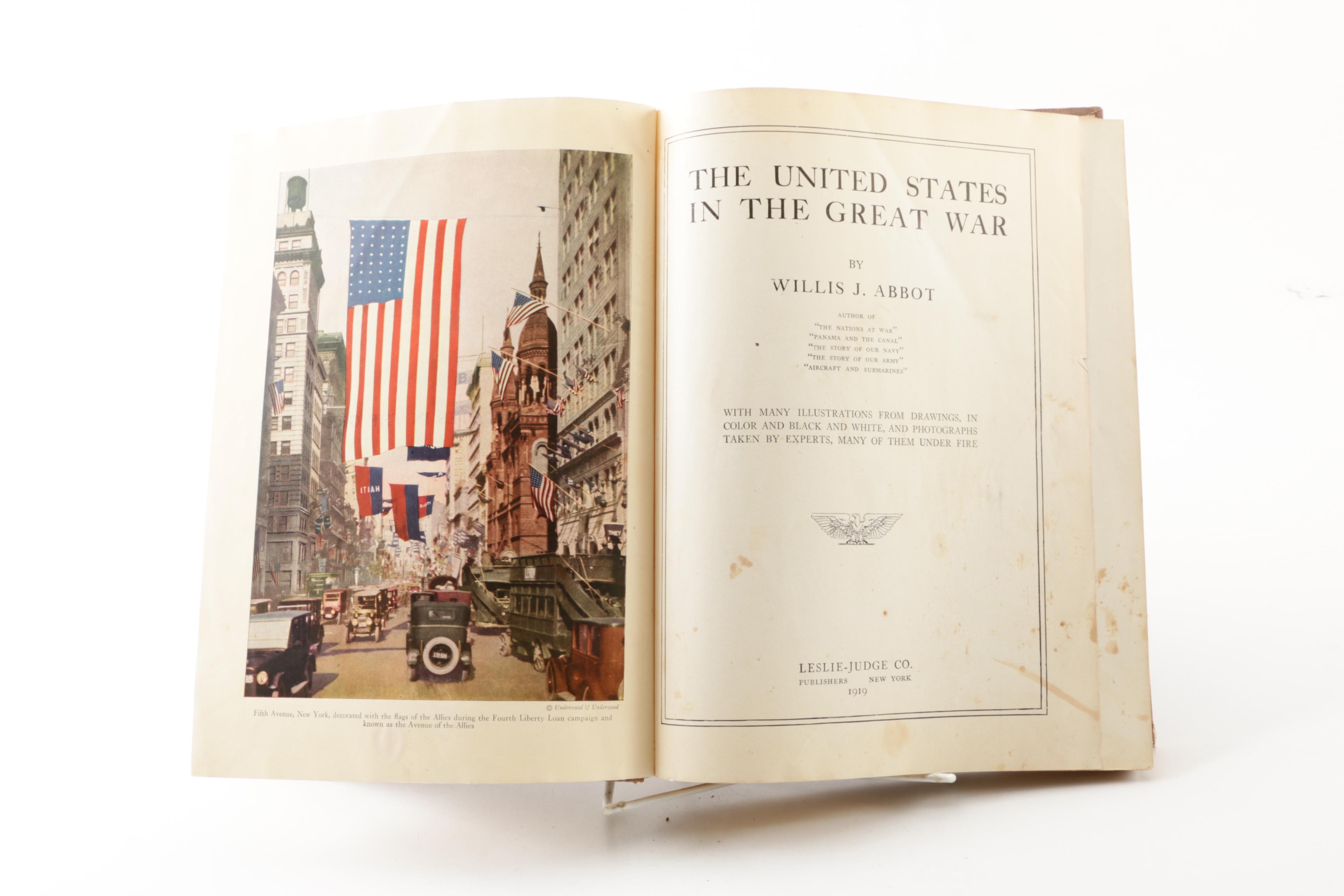 1919 "The United States in the Great War" by Willis J. Abbot