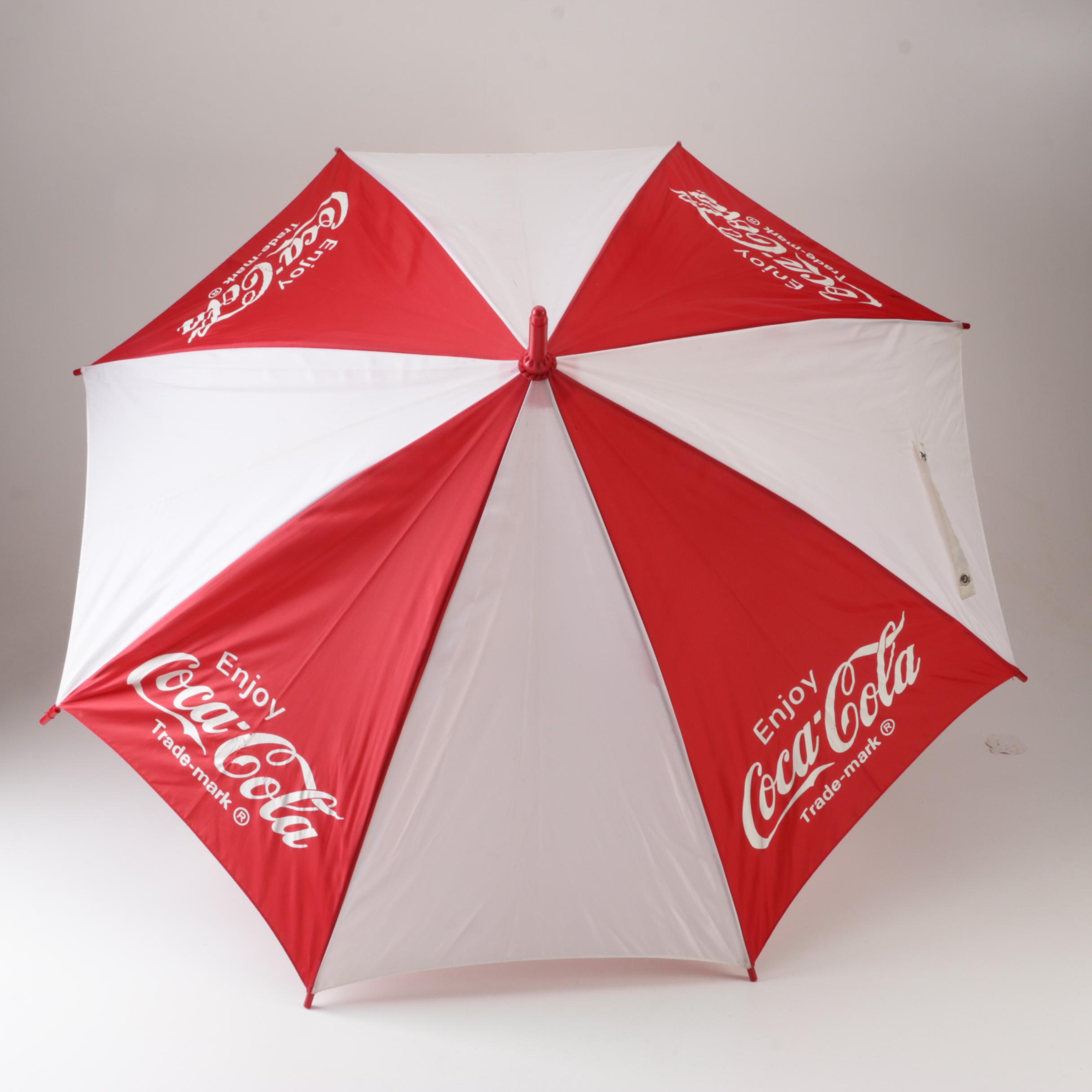 Morgan Boots & Hats Blue Felt Western Hat with Feathers and Coca-Cola Umbrella