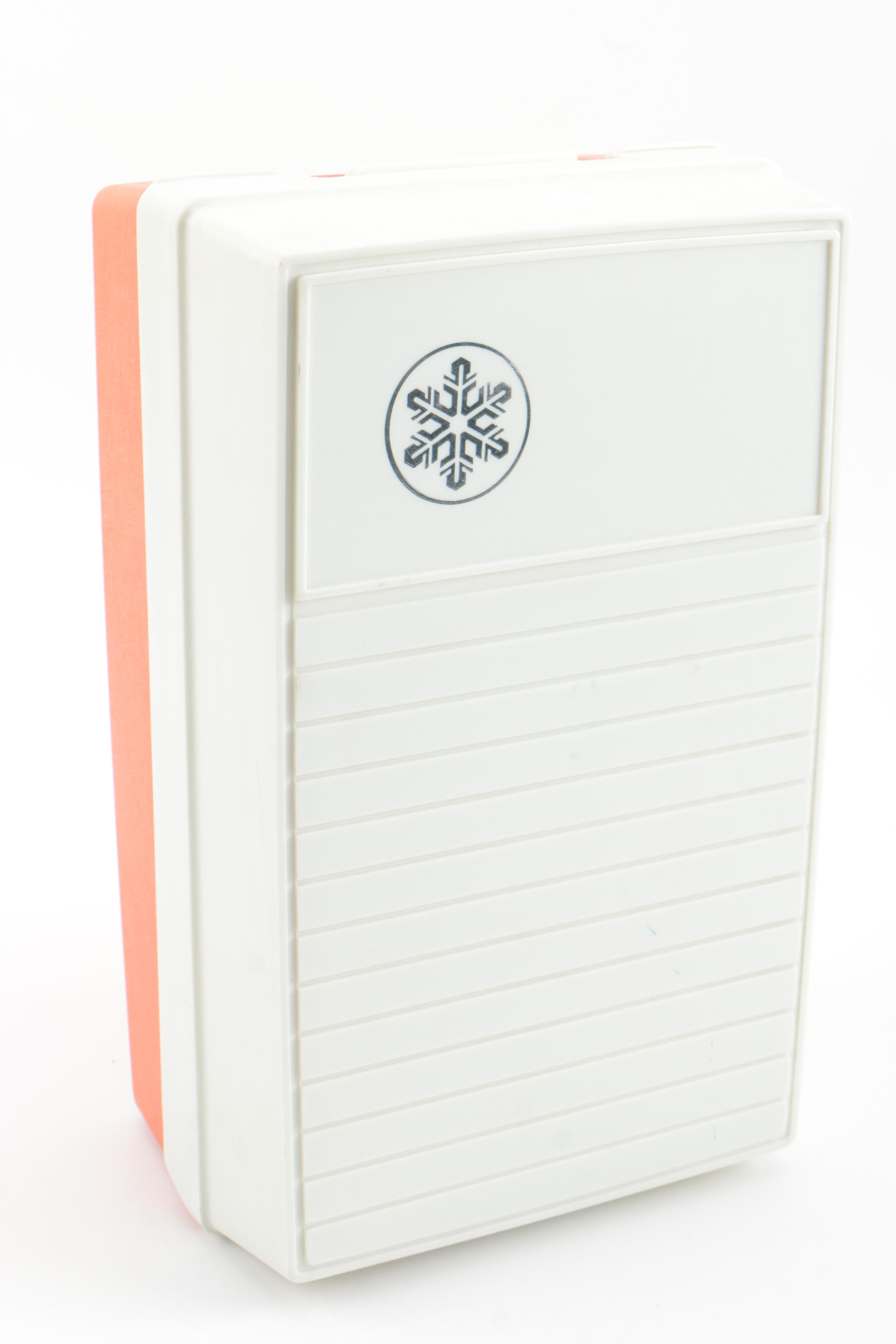 Vintage Tennis, Ping Pong, and Badminton Equipment and Cooler