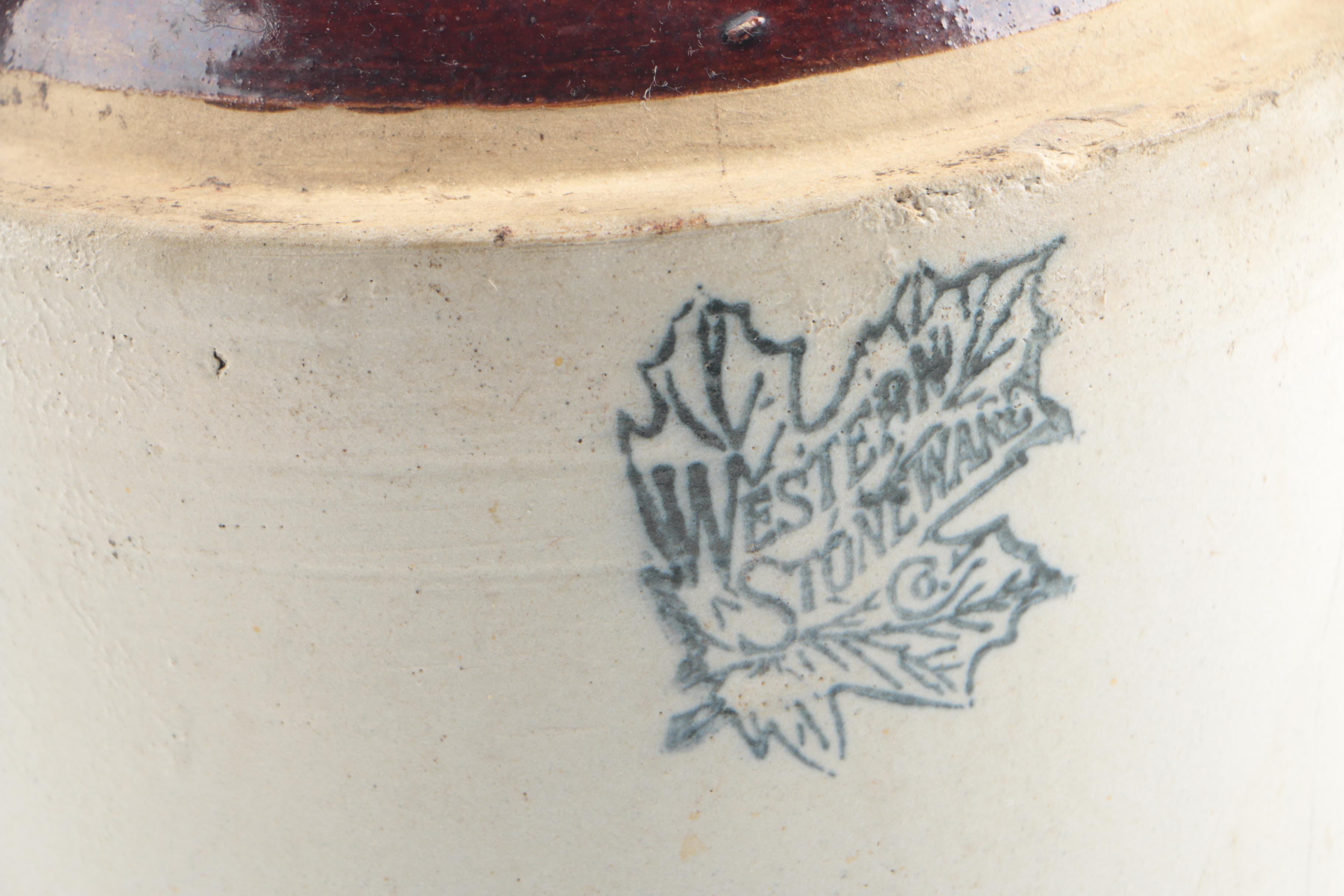 Vintage Western Stoneware Co. and Zapp's Whiskey Jugs