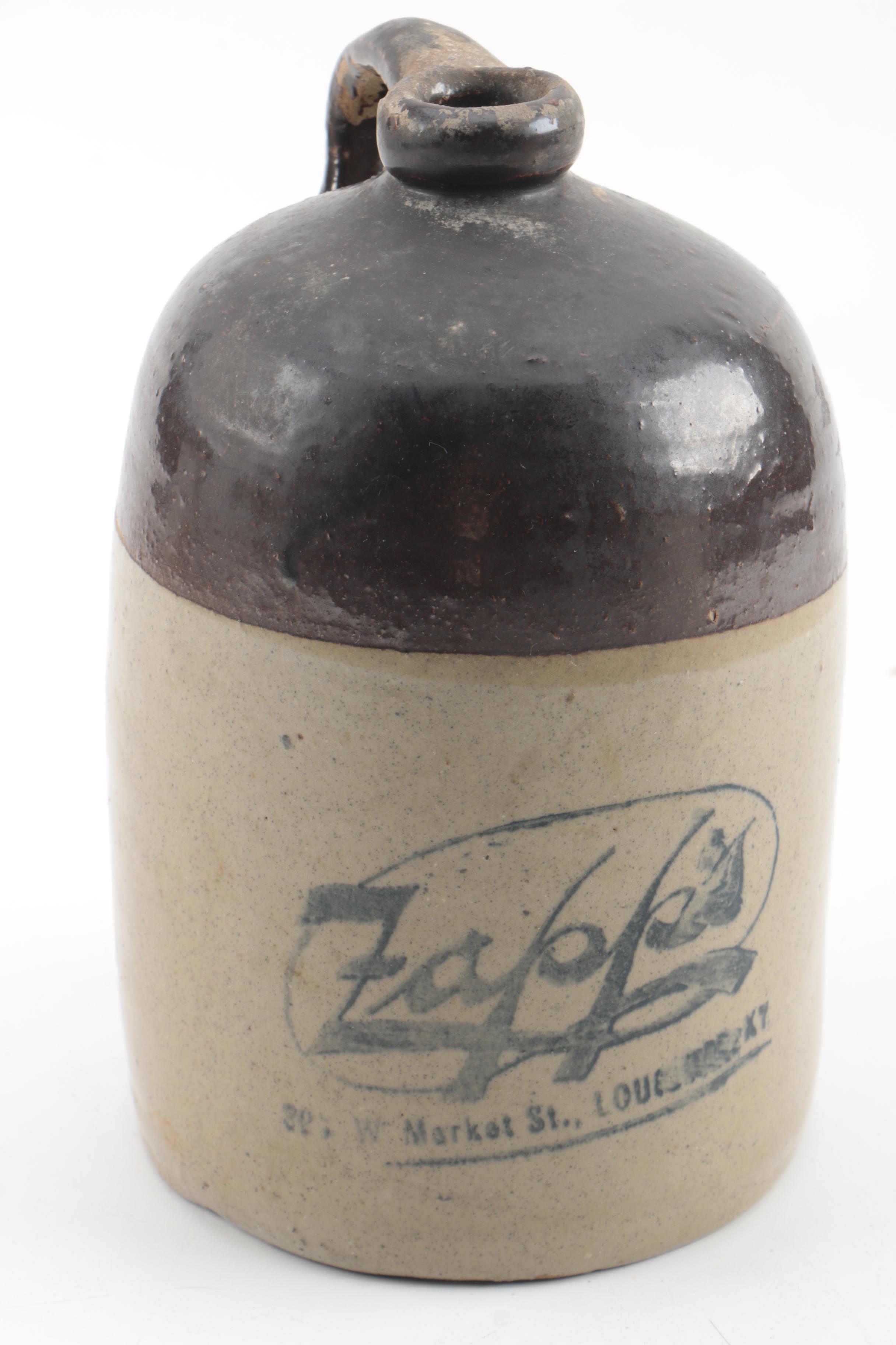 Vintage Western Stoneware Co. and Zapp's Whiskey Jugs