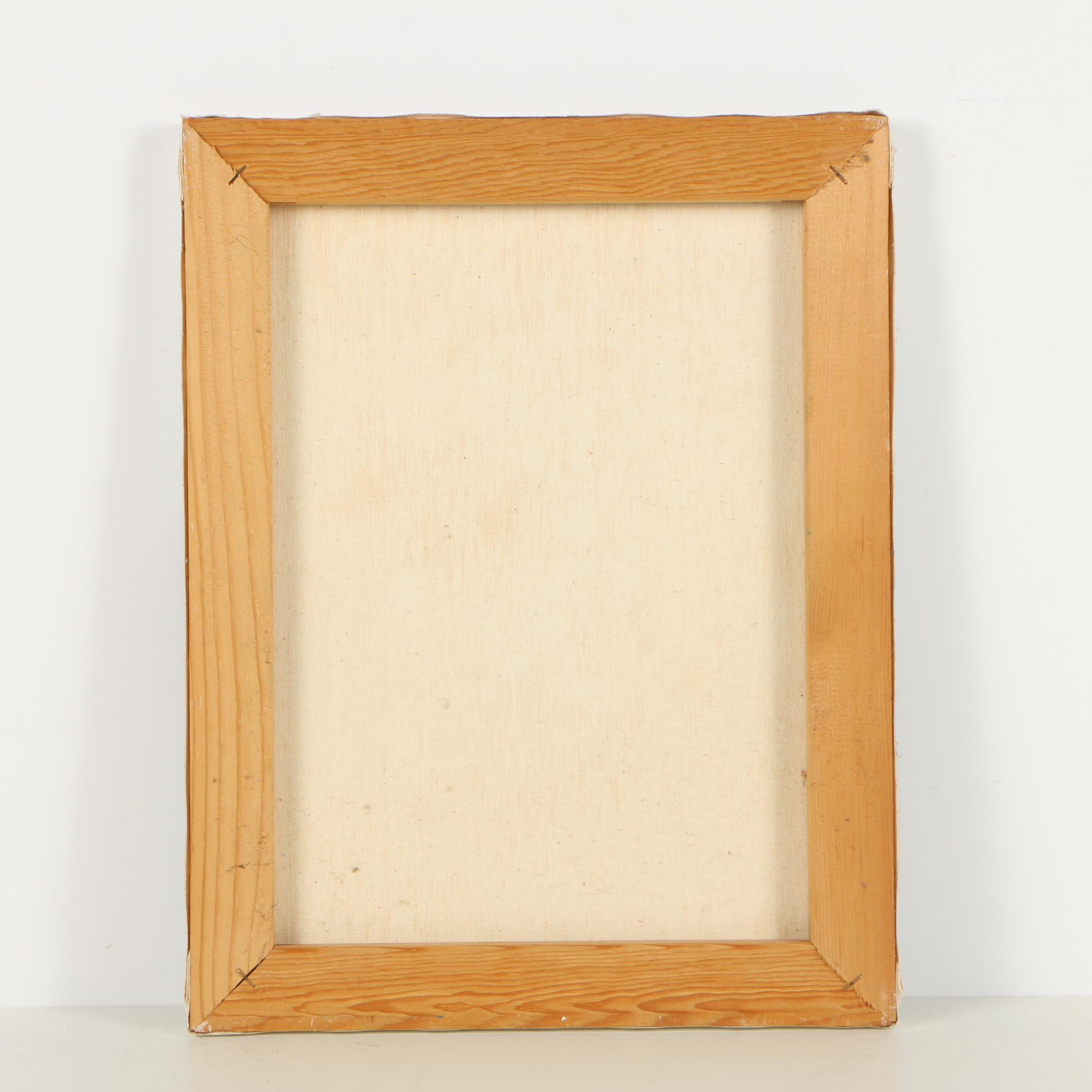 Landscape Oil Painting with Windmill