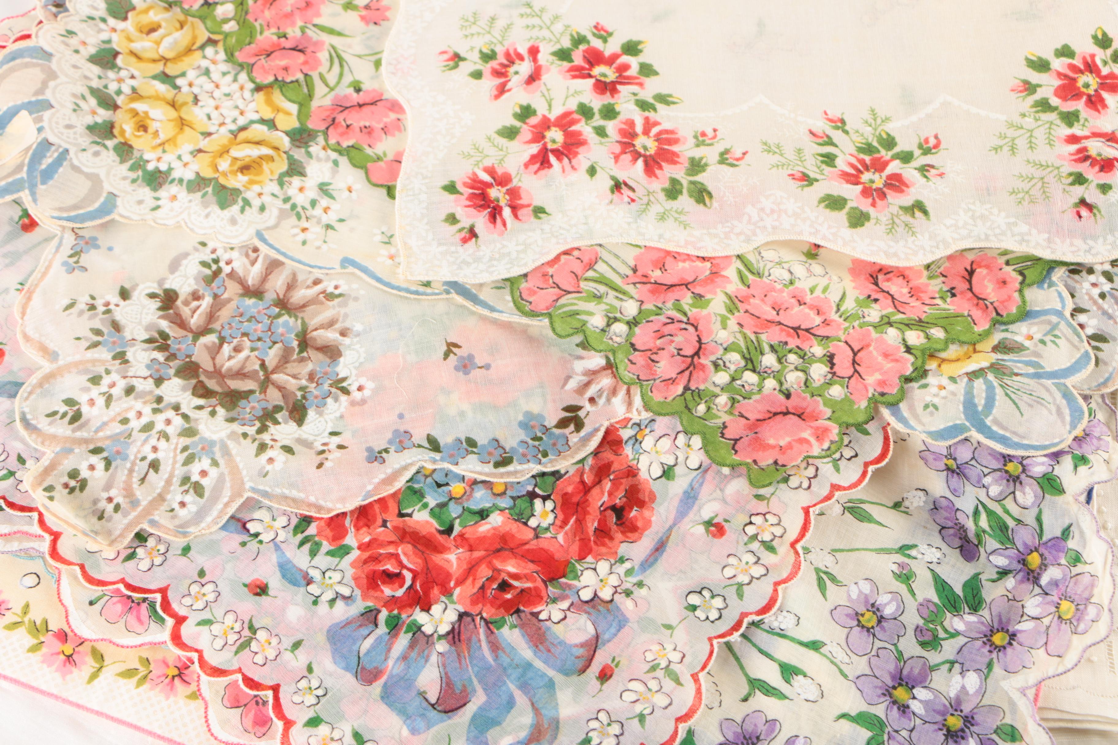 Vintage Doilies and Handkerchiefs