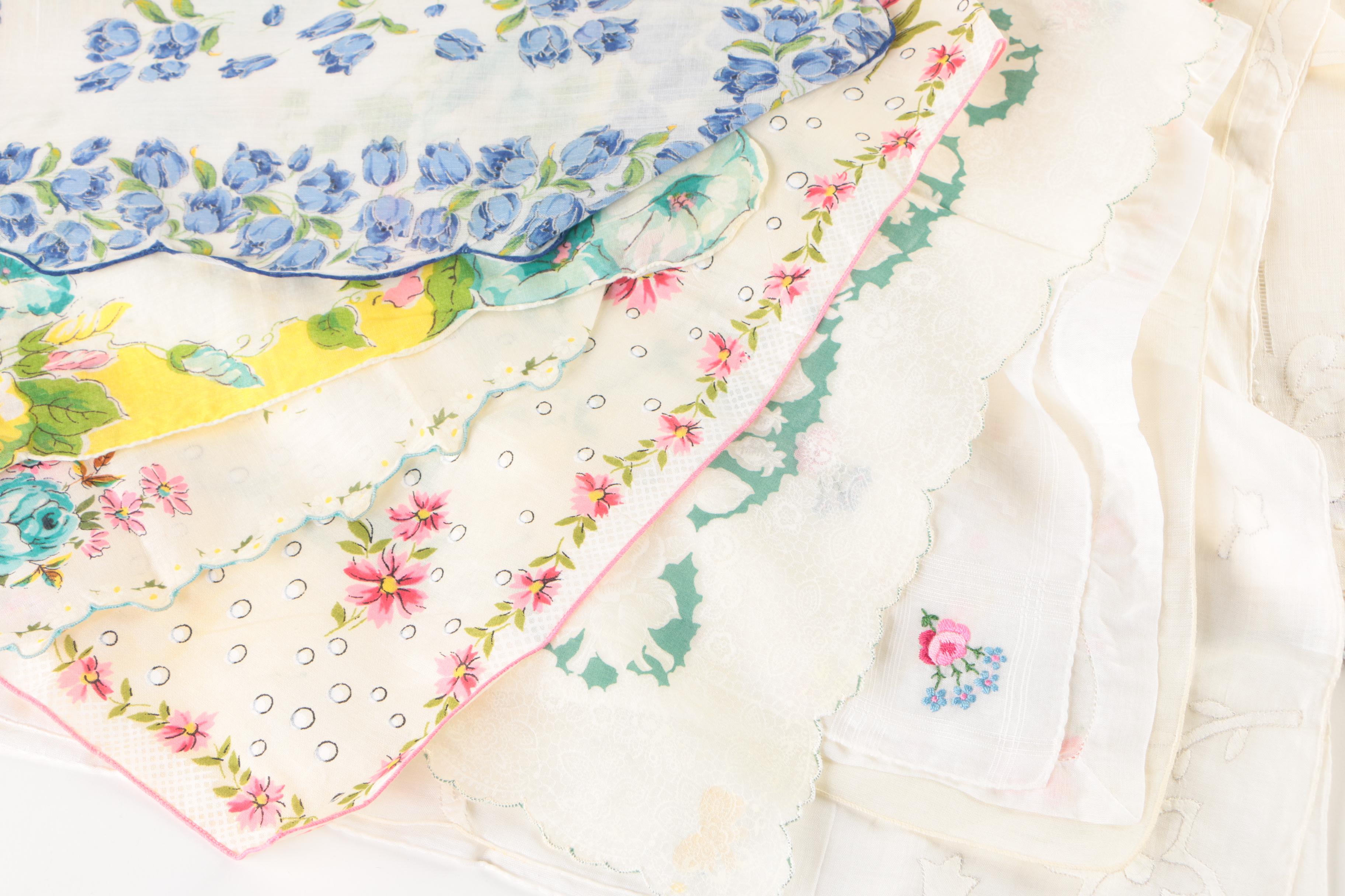 Vintage Doilies and Handkerchiefs
