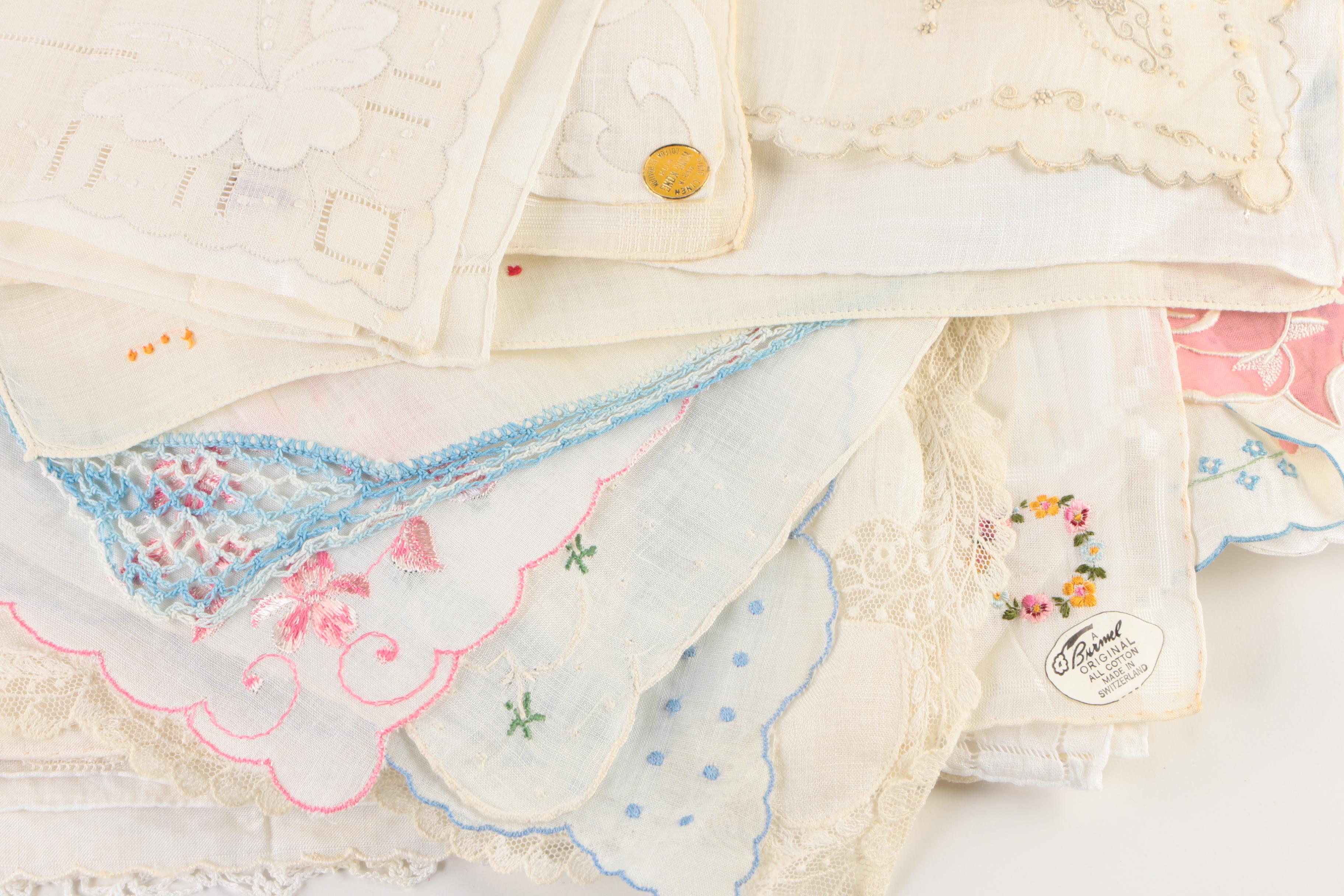 Vintage Doilies and Handkerchiefs
