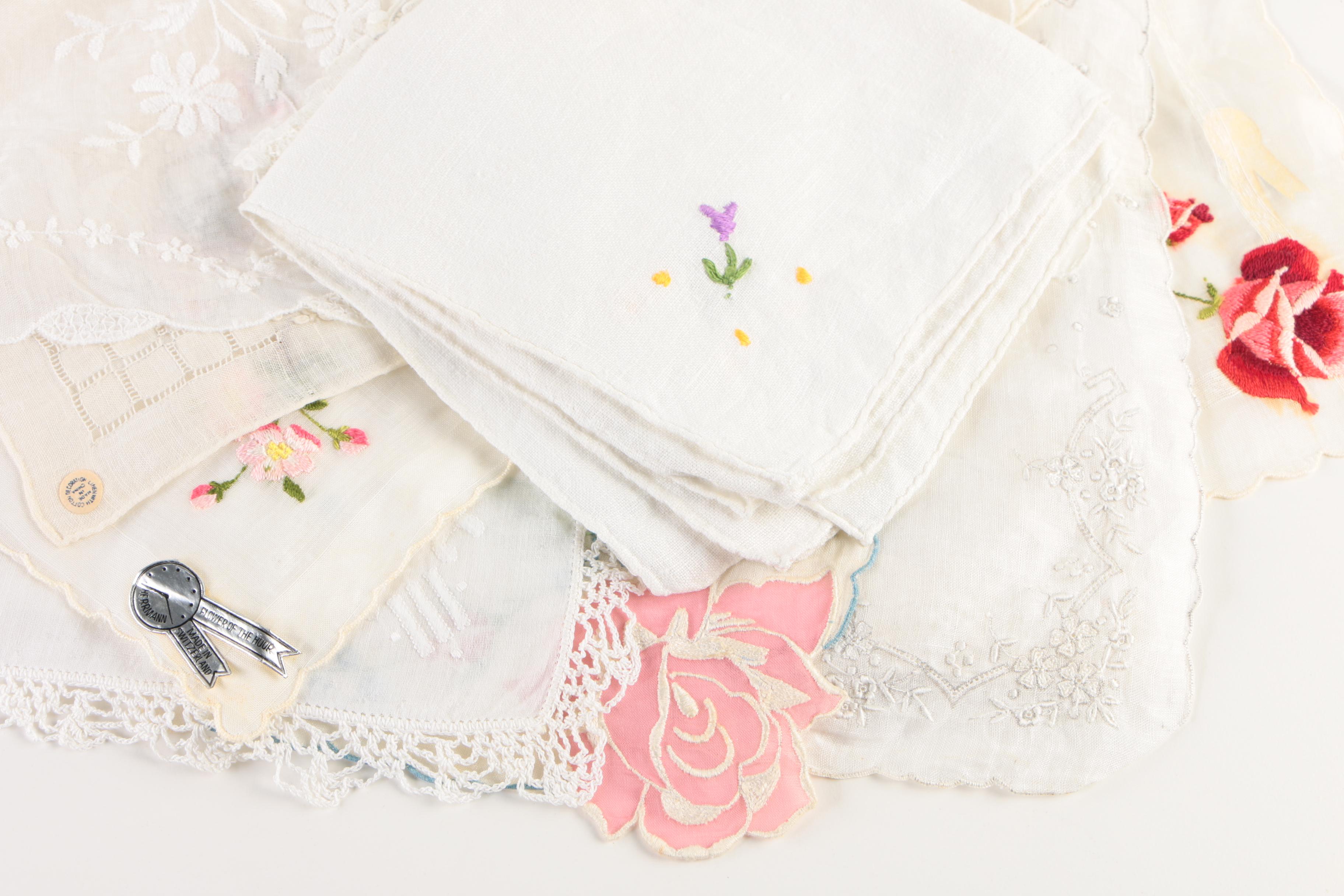Vintage Doilies and Handkerchiefs