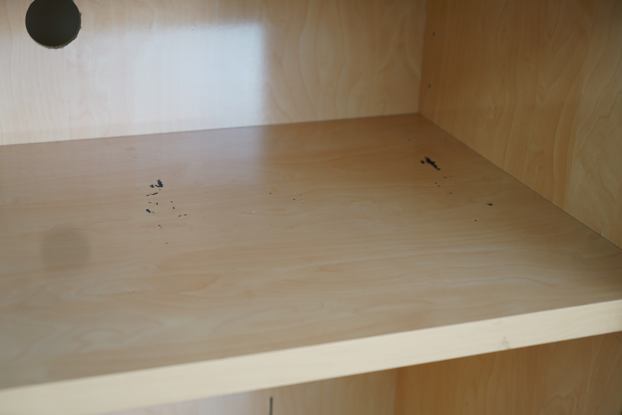 Contemporary Maple Laminate Entertainment Armoire