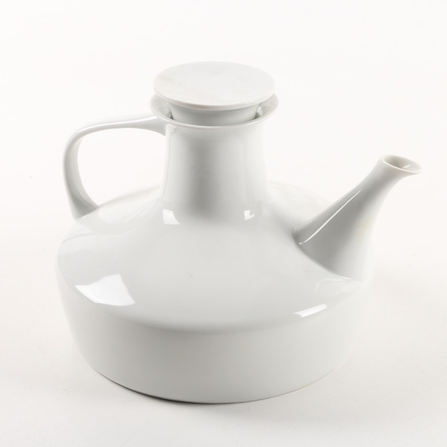 Mid Century Paul McCobb "Contempri White" Ceramic Teapot