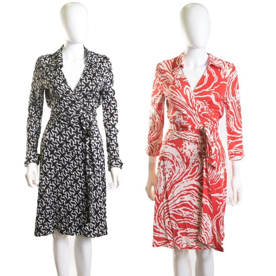 Diane von Furstenburg "Vintage" Silk Wrap Dresses