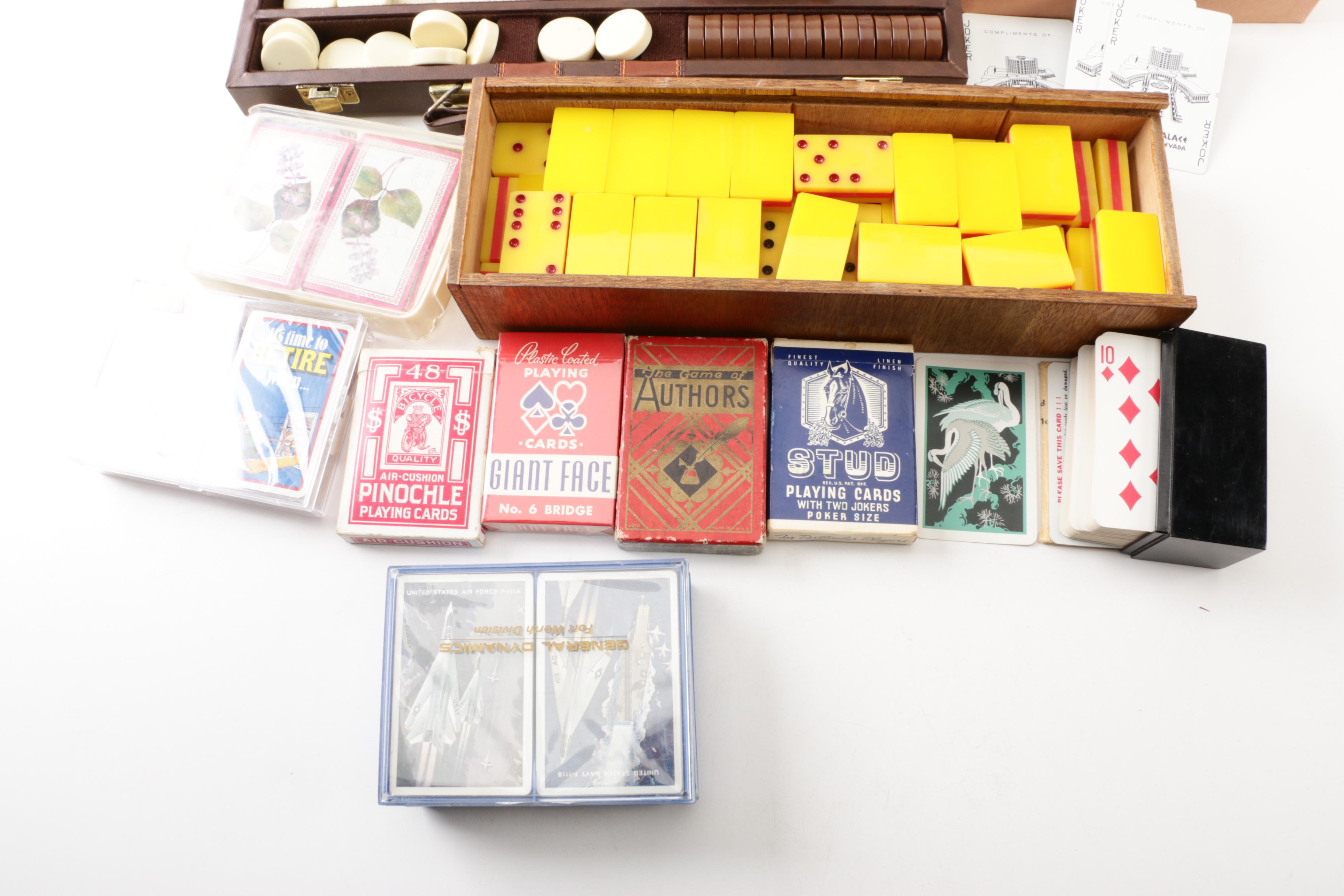 Backgammon, Dominoes, and Card Games