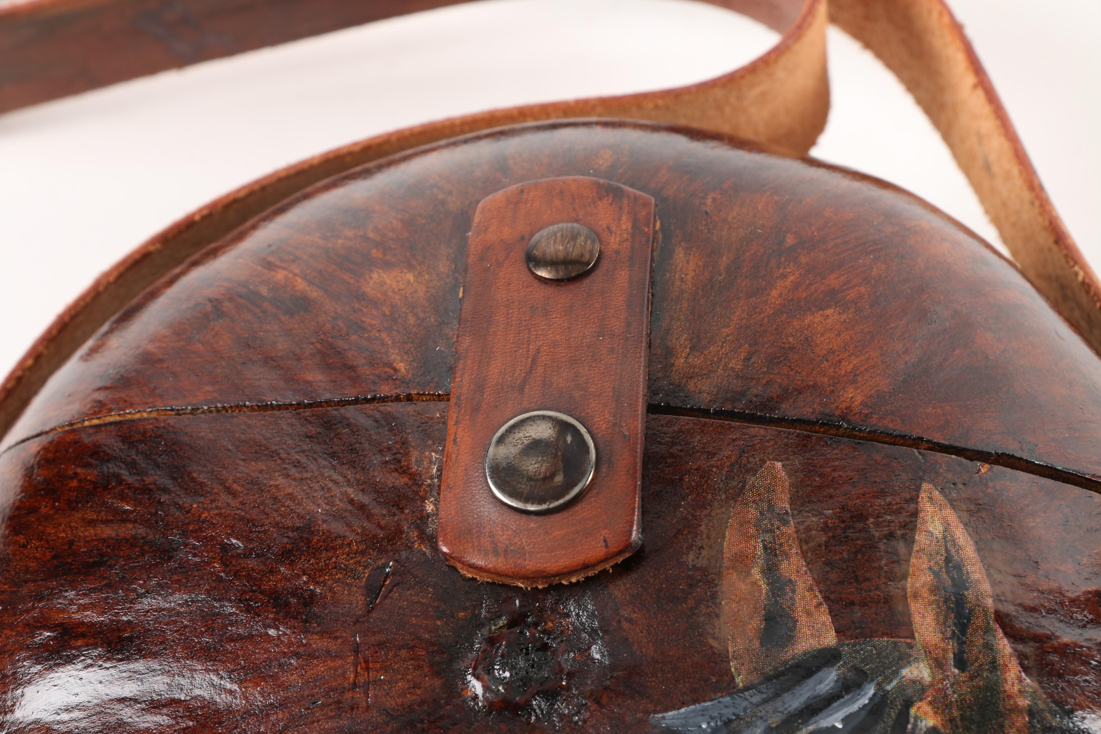 Snook 'n' Company Hand-Decorated and Signed "Beautiful Stallion" Gourd Handbag