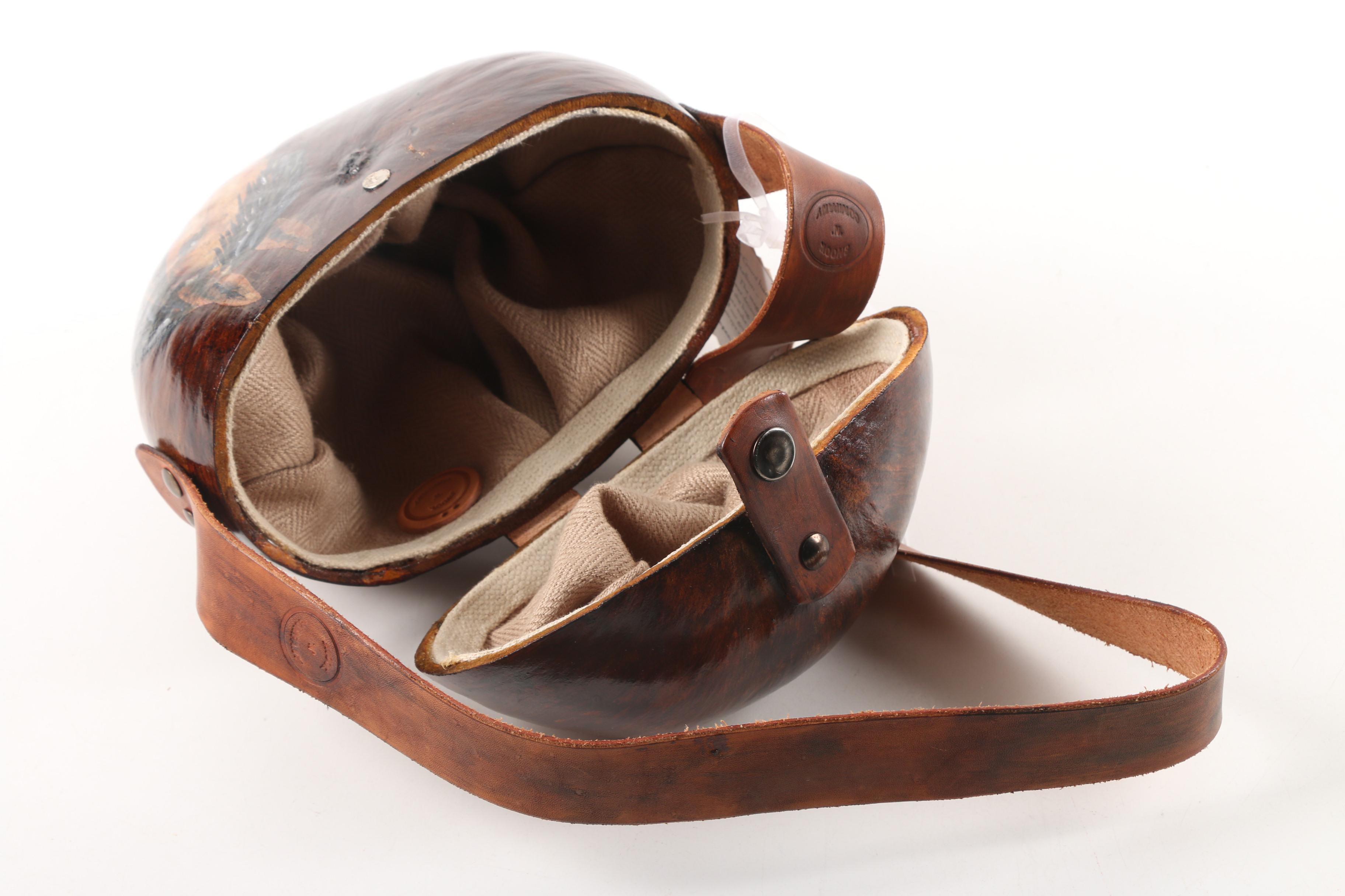 Snook 'n' Company Hand-Decorated and Signed "Beautiful Stallion" Gourd Handbag