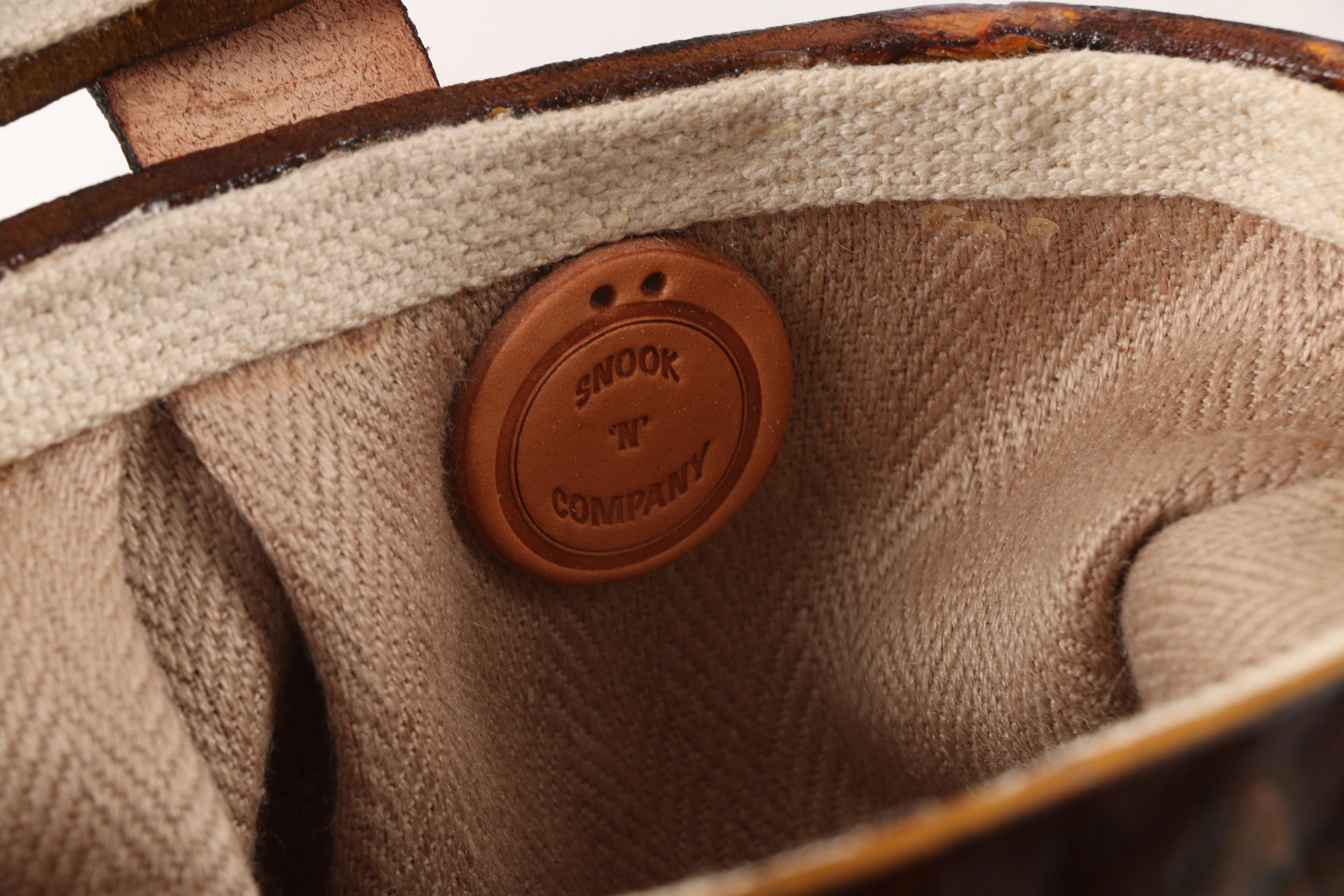 Snook 'n' Company Hand-Decorated and Signed "Beautiful Stallion" Gourd Handbag