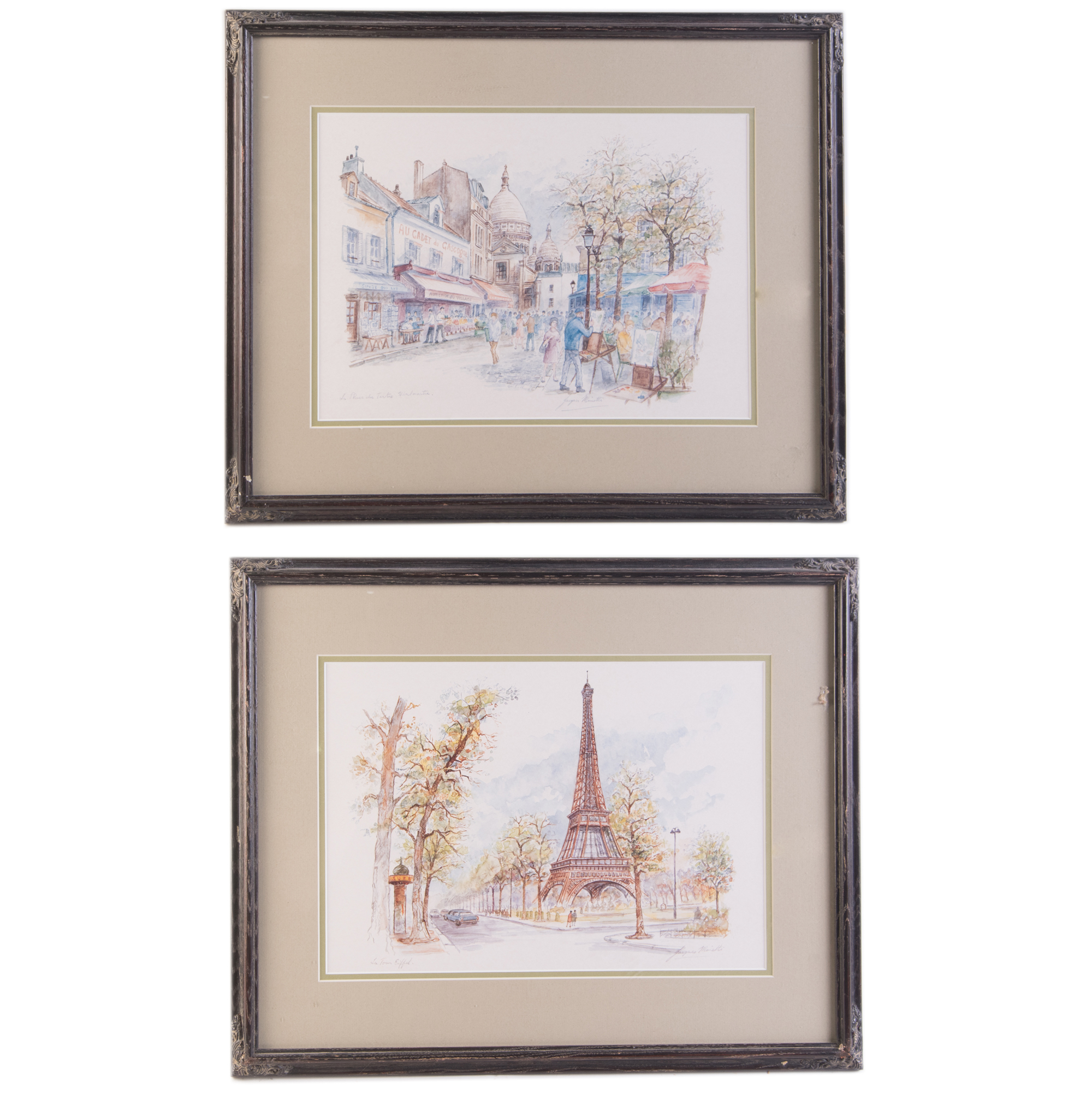 After Jacques Minetti Offset Lithographs Paris