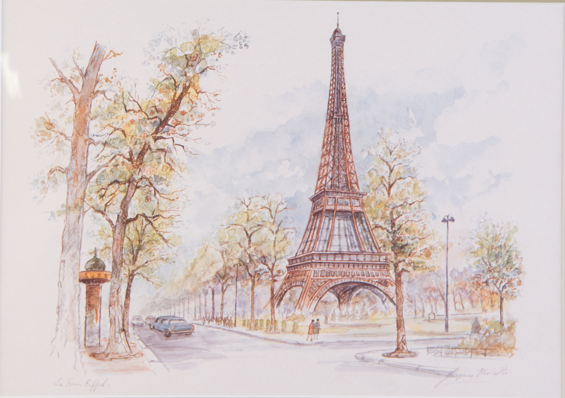 After Jacques Minetti Offset Lithographs Paris