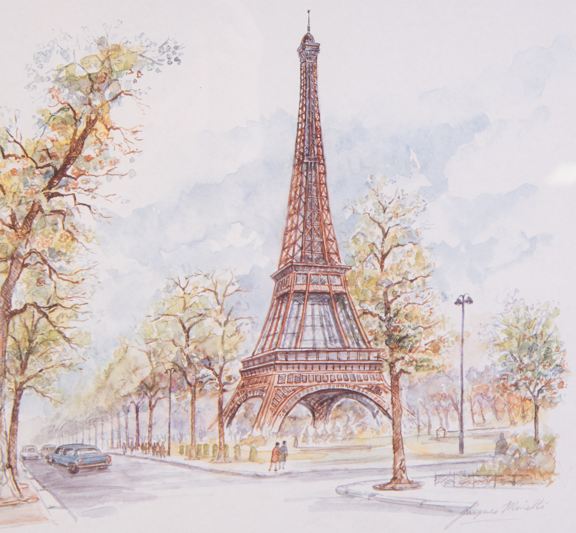 After Jacques Minetti Offset Lithographs Paris