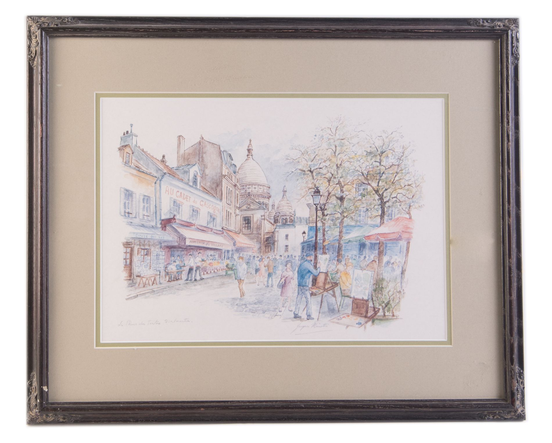 After Jacques Minetti Offset Lithographs Paris