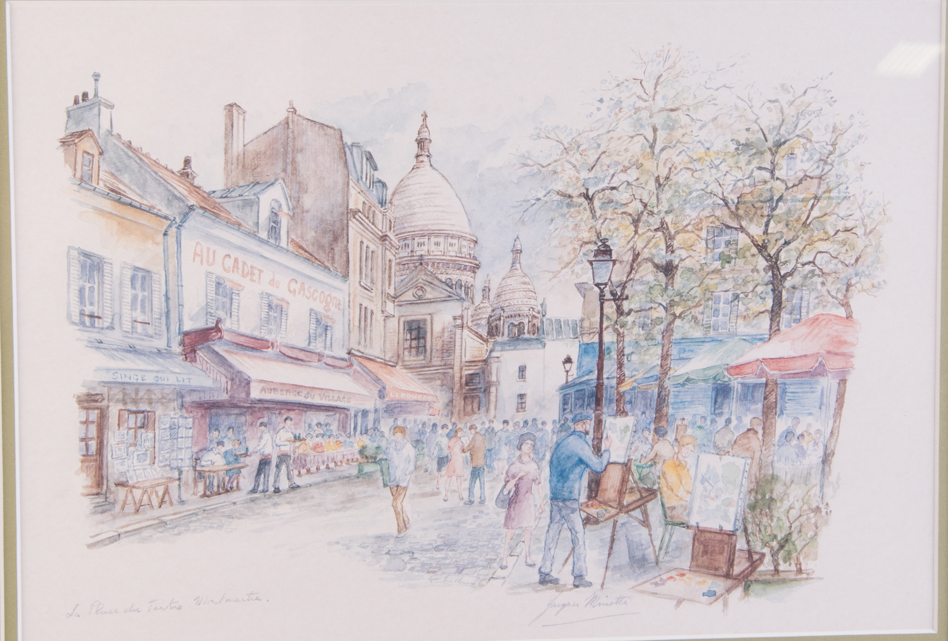 After Jacques Minetti Offset Lithographs Paris