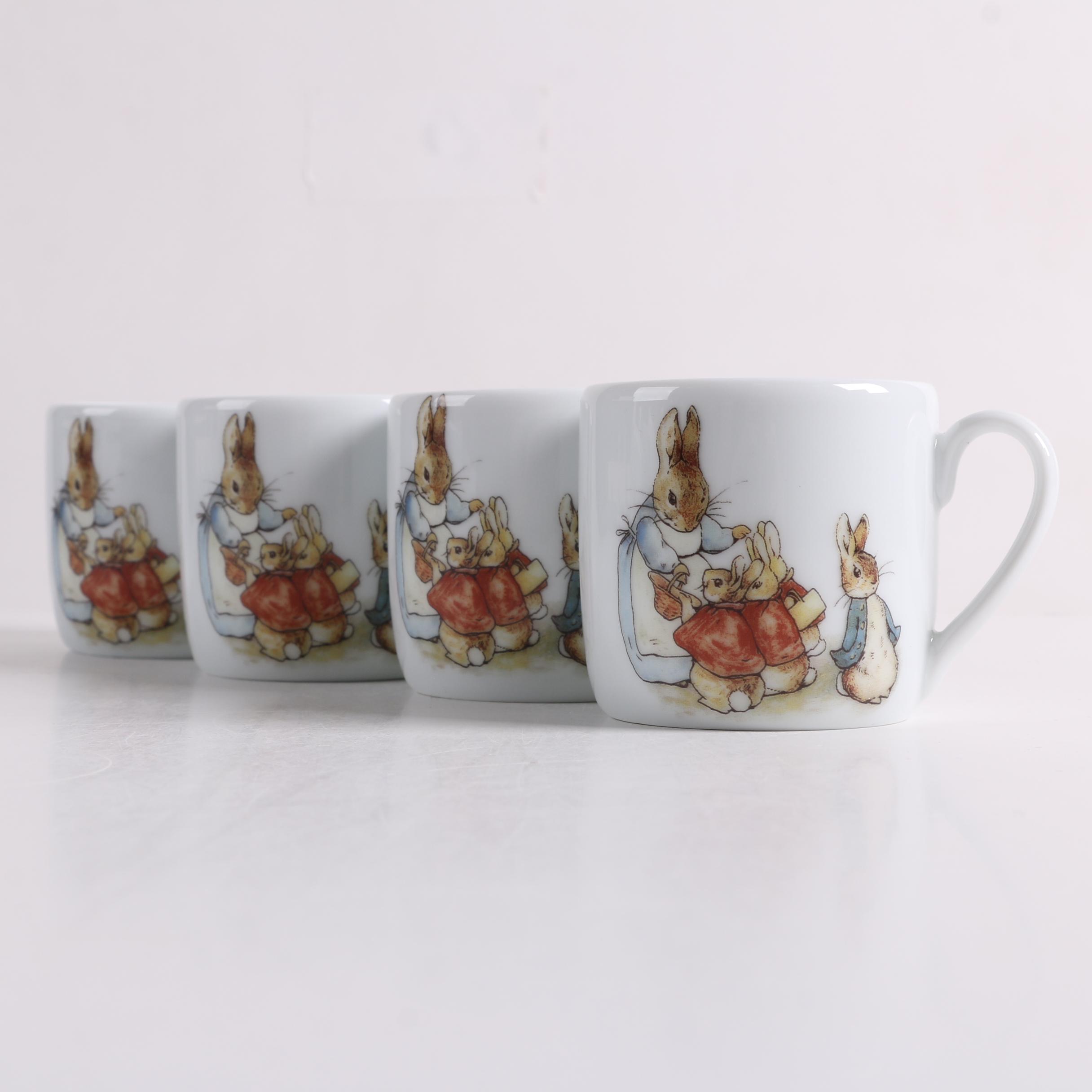 Contemporary Reutter Porcelain "Peter Rabbit" Tea Set