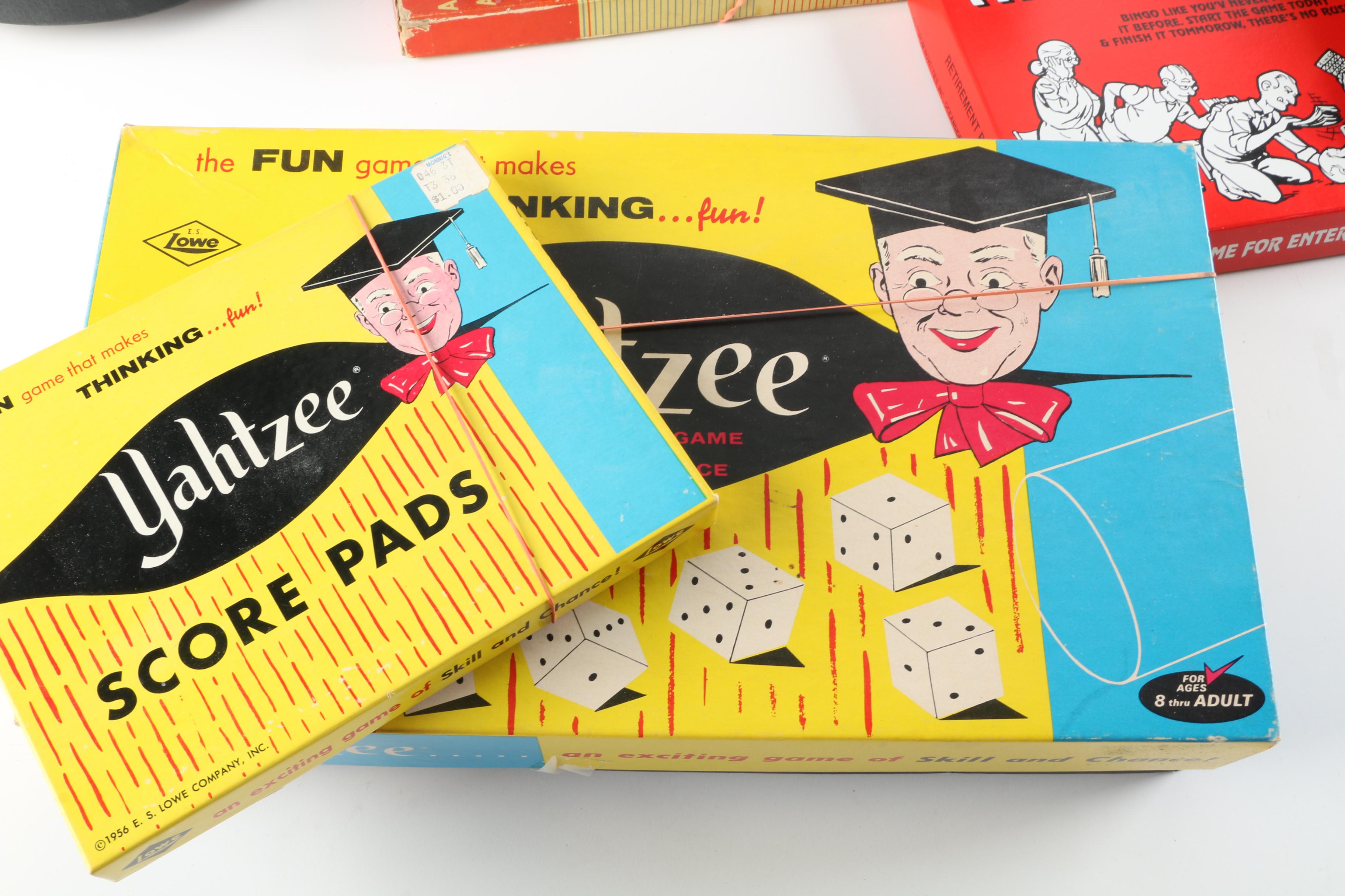 Board Games, Card Games, and Accessories Including Poker Chips