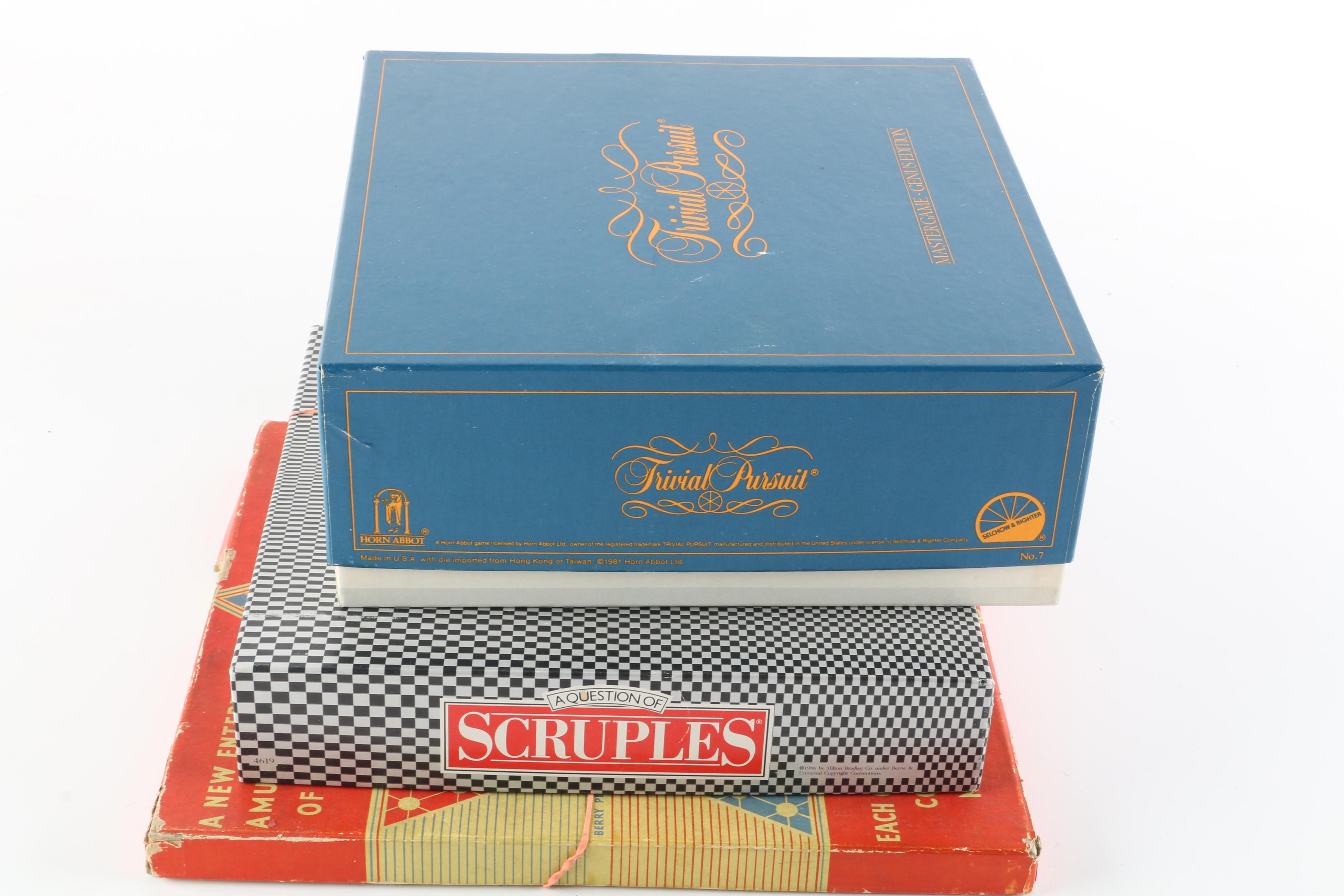 Board Games, Card Games, and Accessories Including Poker Chips