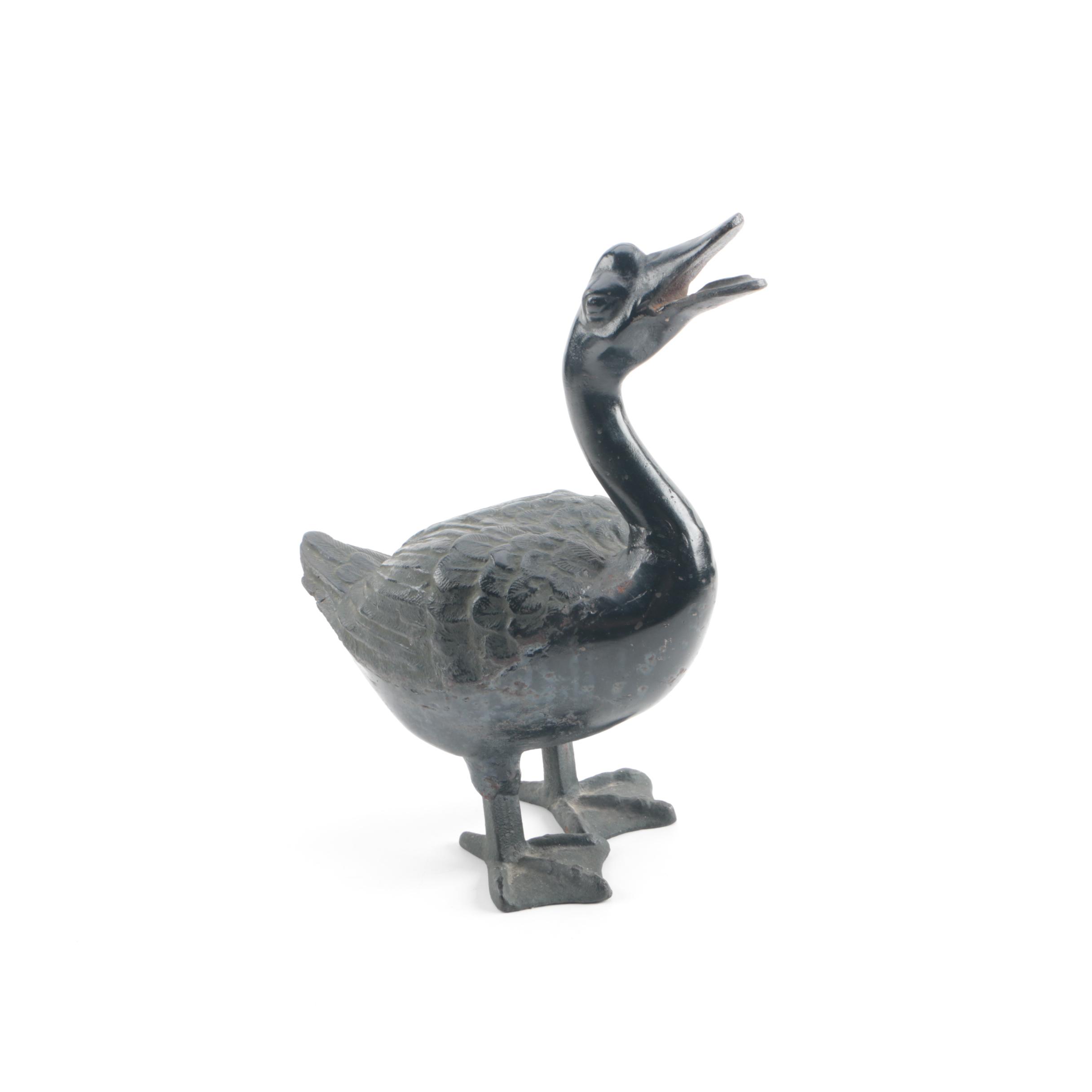 Cast Iron Duck Door Stop