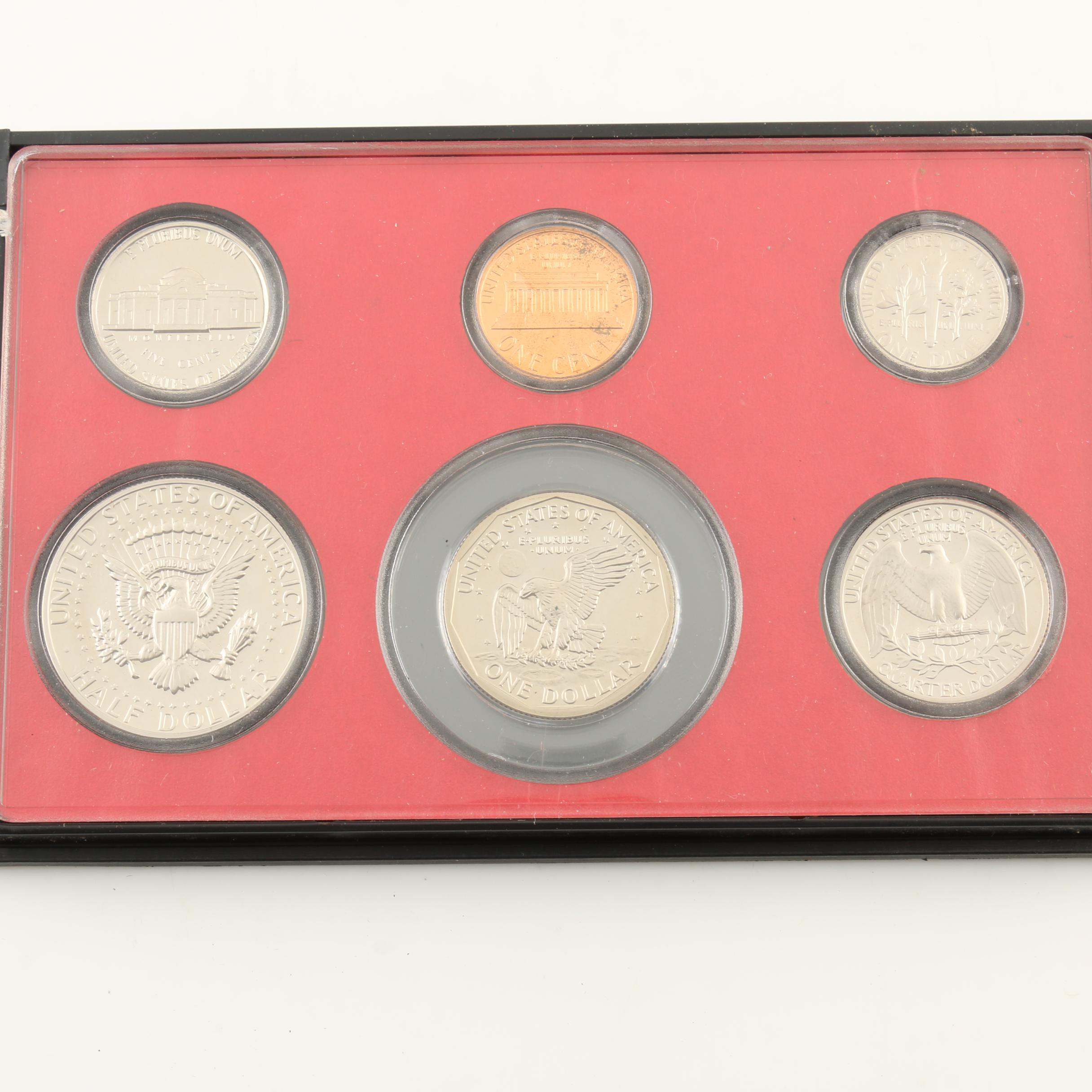Five U.S. Mint Proof Sets from the 1970s and Early 1980s