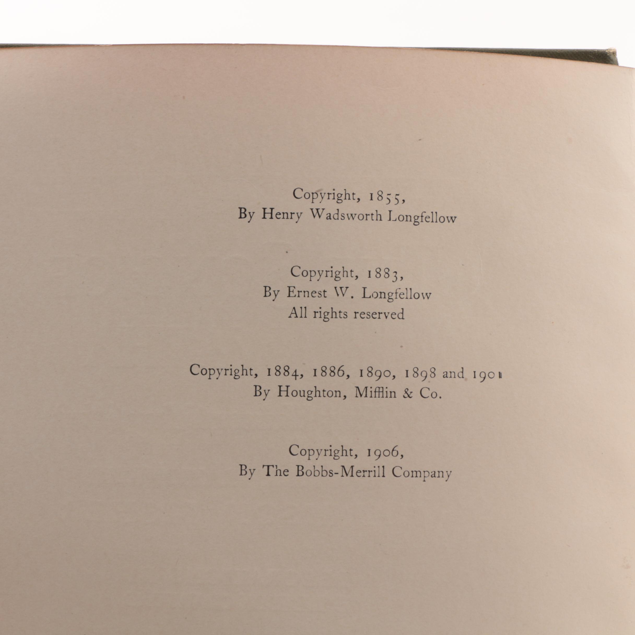 1906 Longfellow's "The Song of Hiawatha" with Illustrations