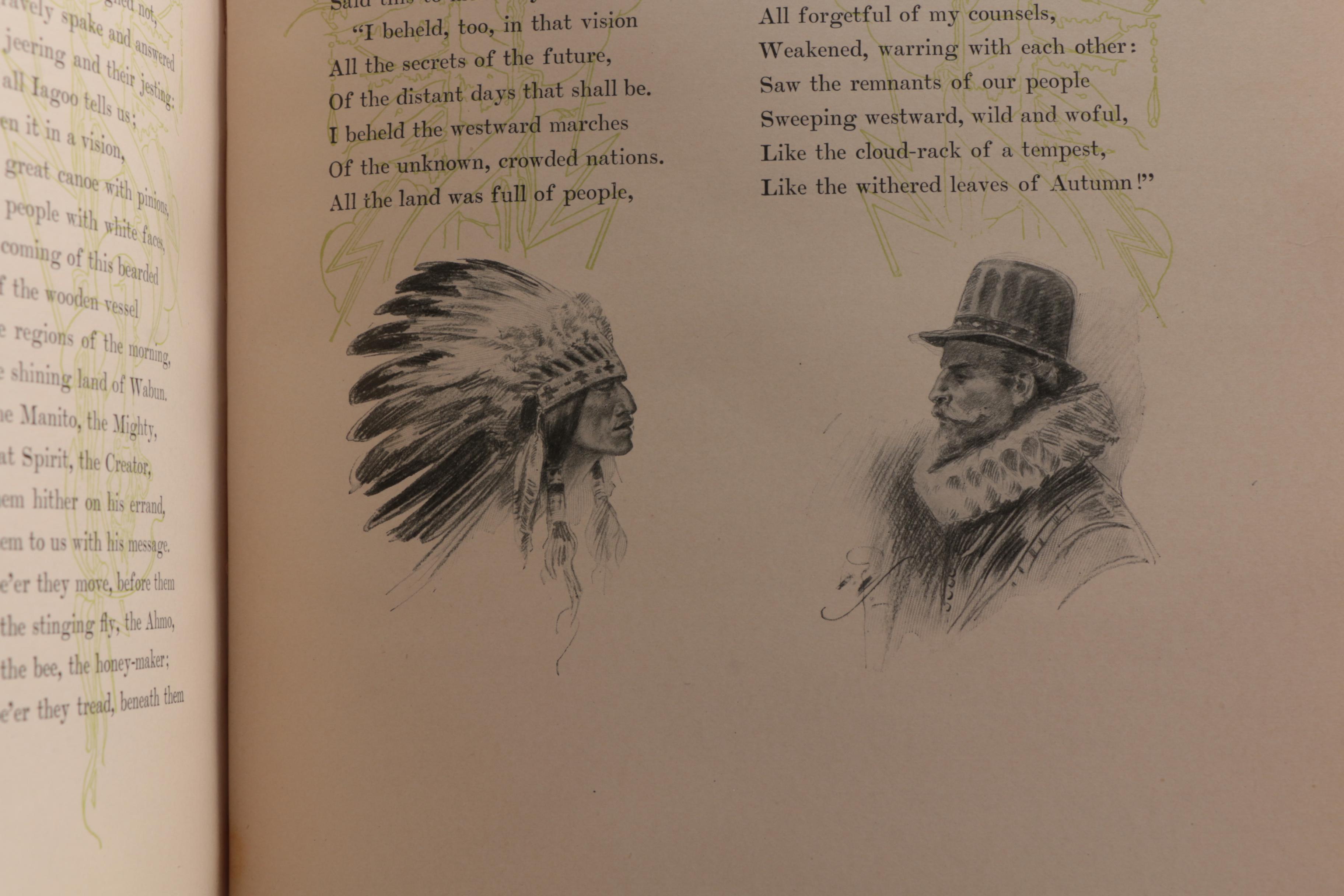1906 Longfellow's "The Song of Hiawatha" with Illustrations