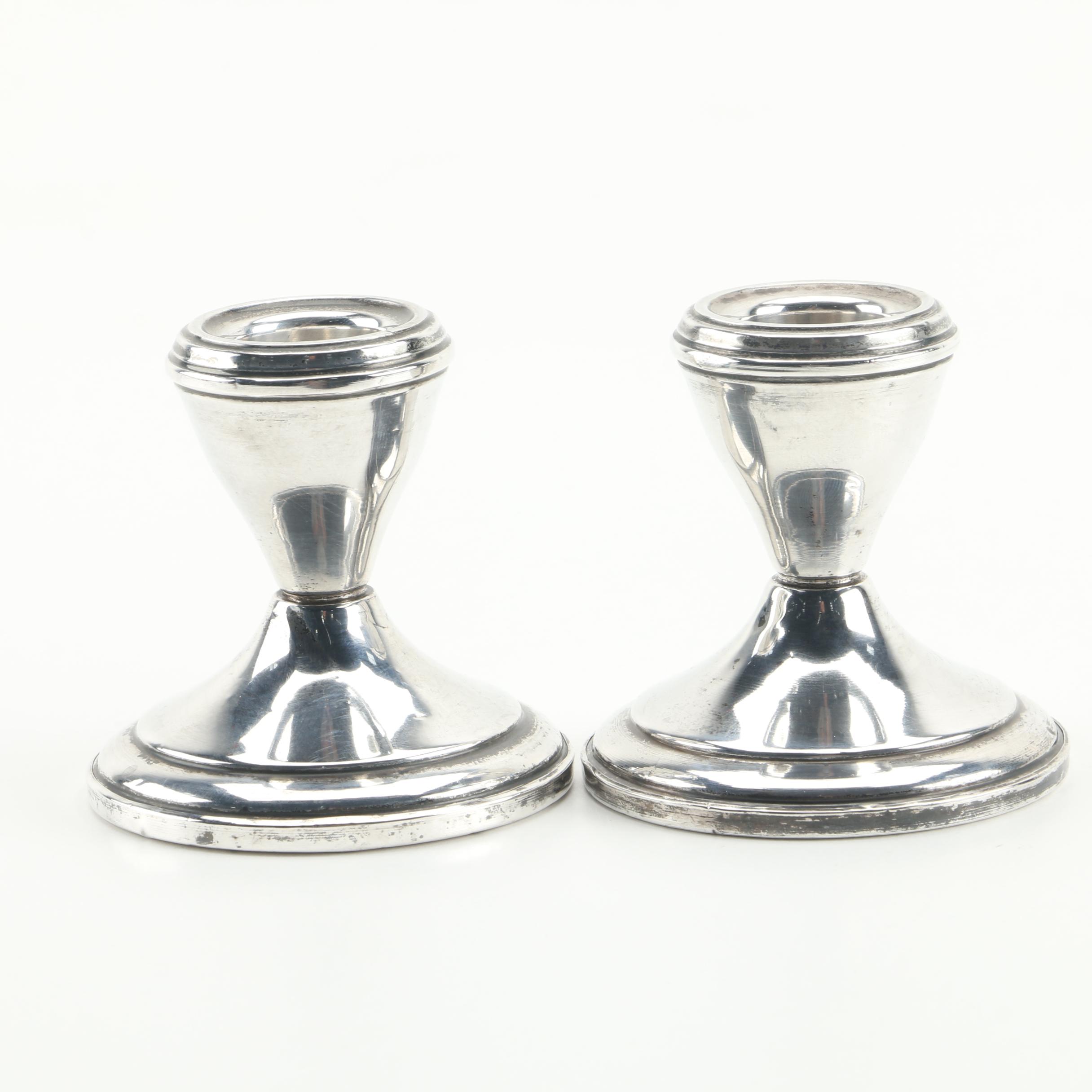 Weighted Sterling Silver Candleholders