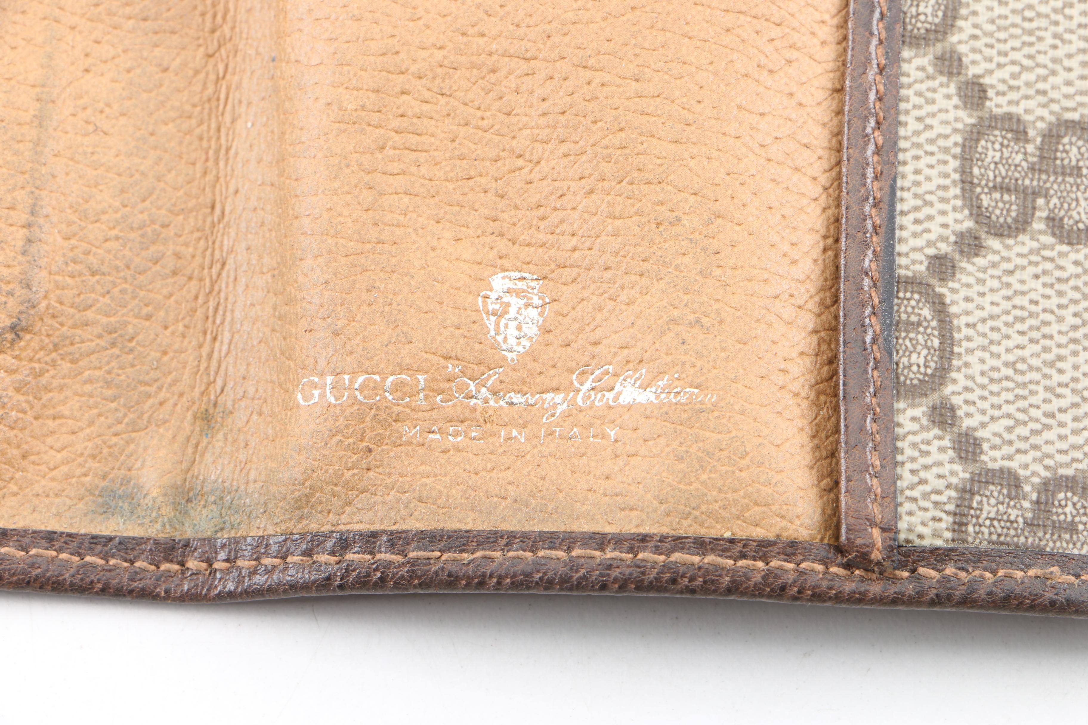 Vintage Gucci Accessory Collection GG Supreme TV Guide Agenda Cover