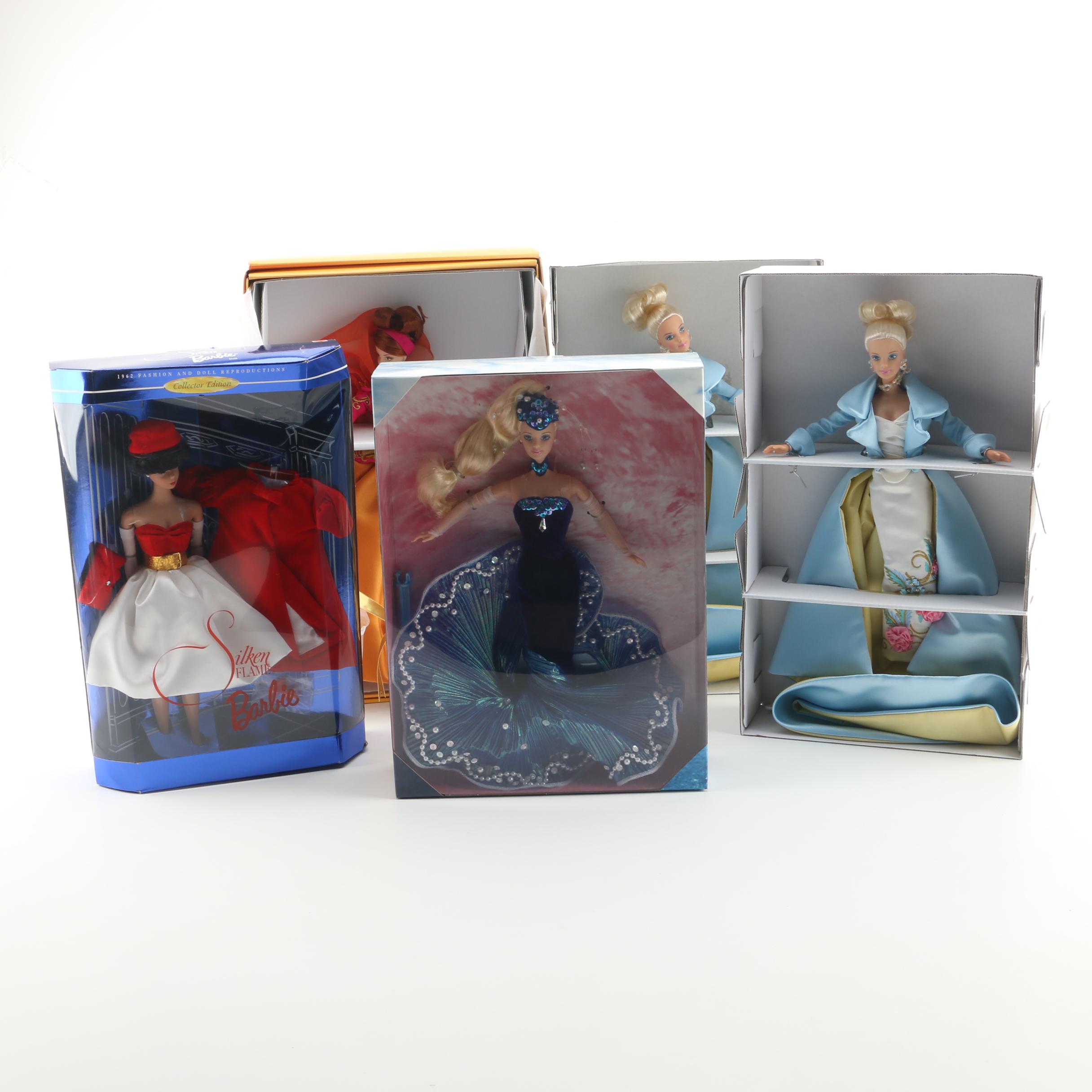 1990s Mattel Couture Barbie Dolls Featuring "Symphony In Chiffon"