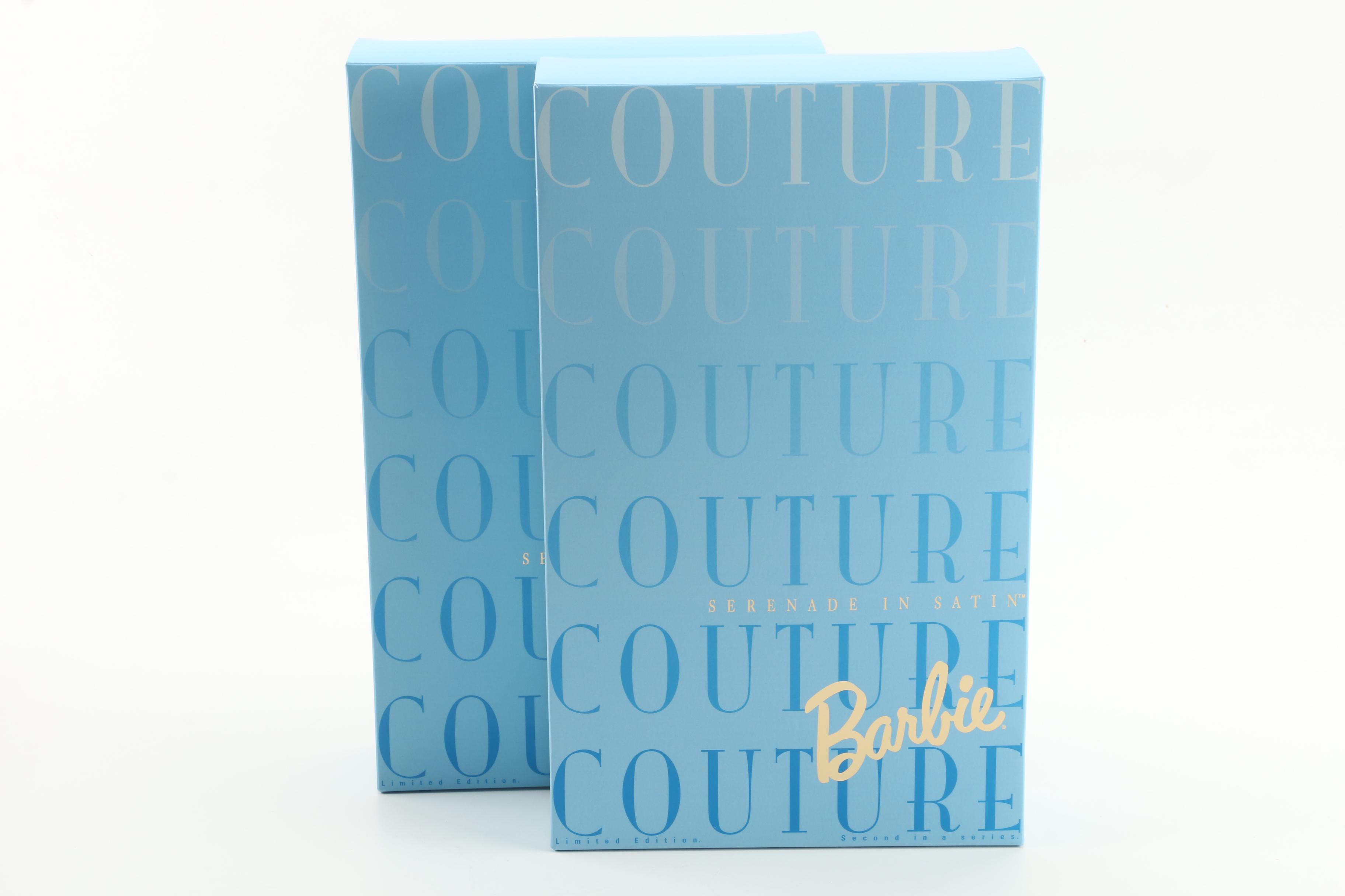 1990s Mattel Couture Barbie Dolls Featuring "Symphony In Chiffon"