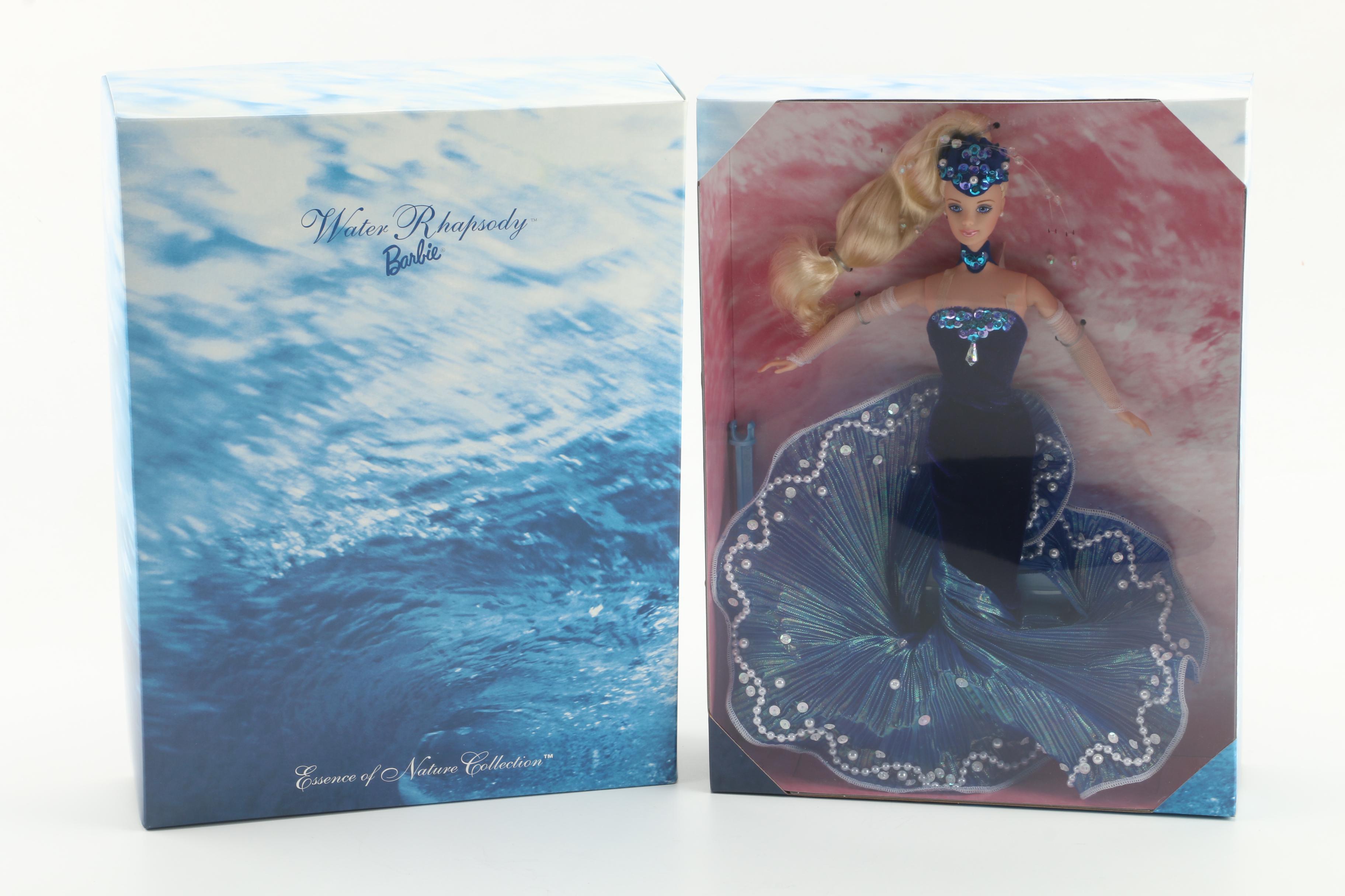 1990s Mattel Couture Barbie Dolls Featuring "Symphony In Chiffon"