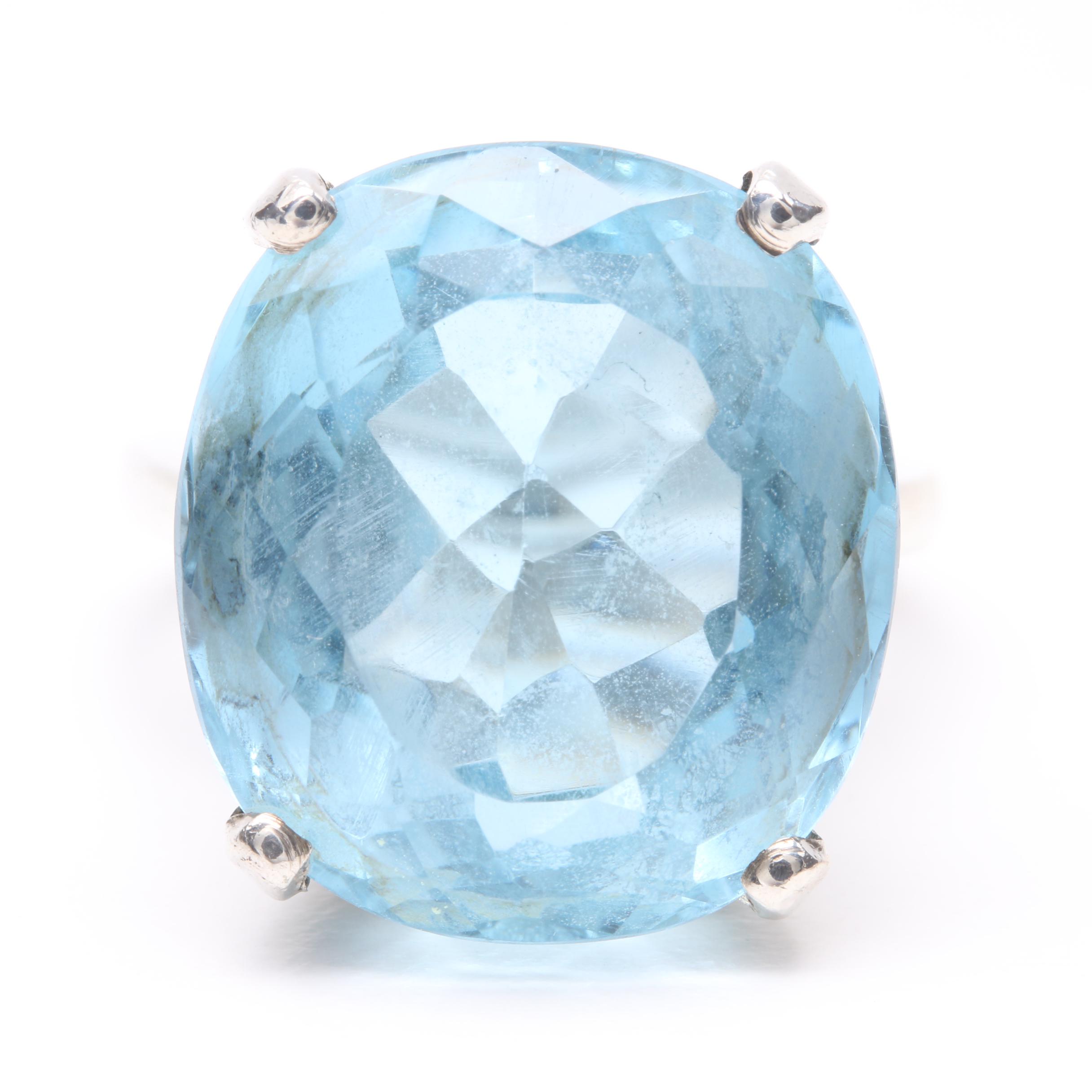 Sterling Silver Blue Topaz Ring