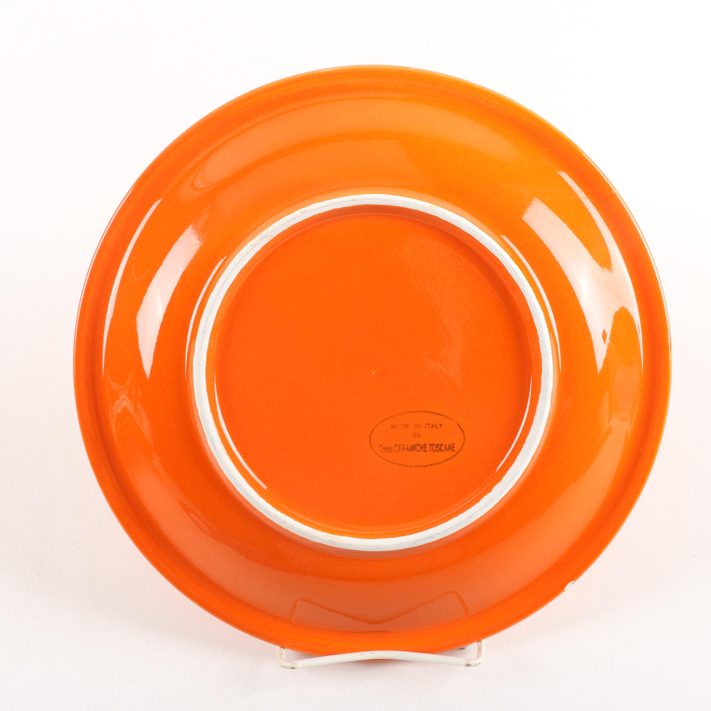 Italian Ceramiche Toscane Dinner Plates