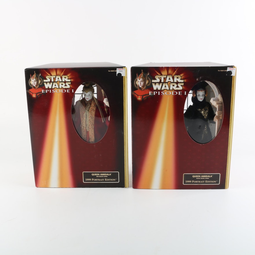 1999 Hasbro Star Wars "Queen Amidala" Portrait Dolls