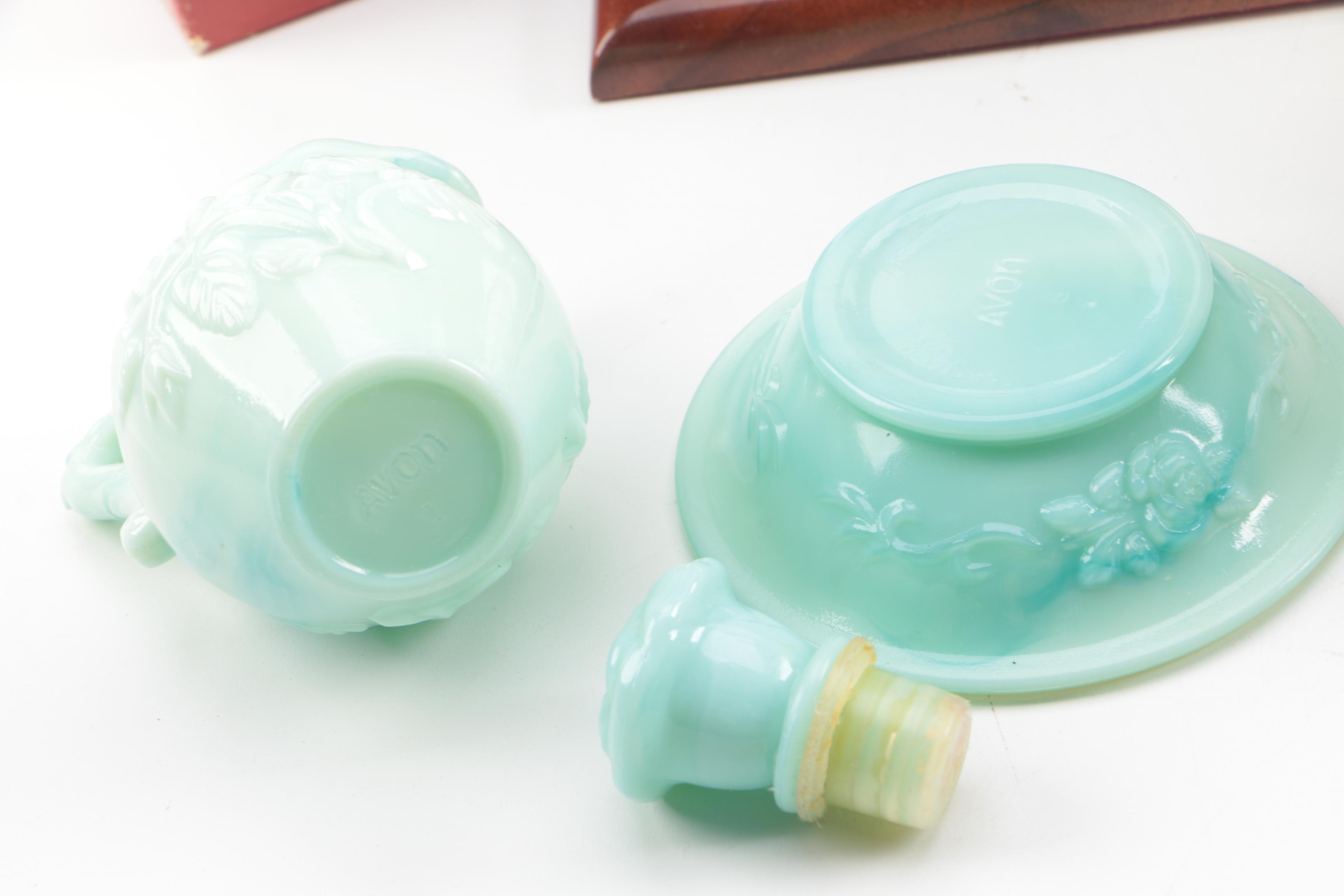 Antique Smith Phillips Semi Porcelain Chamber Pot with Decorative Decor