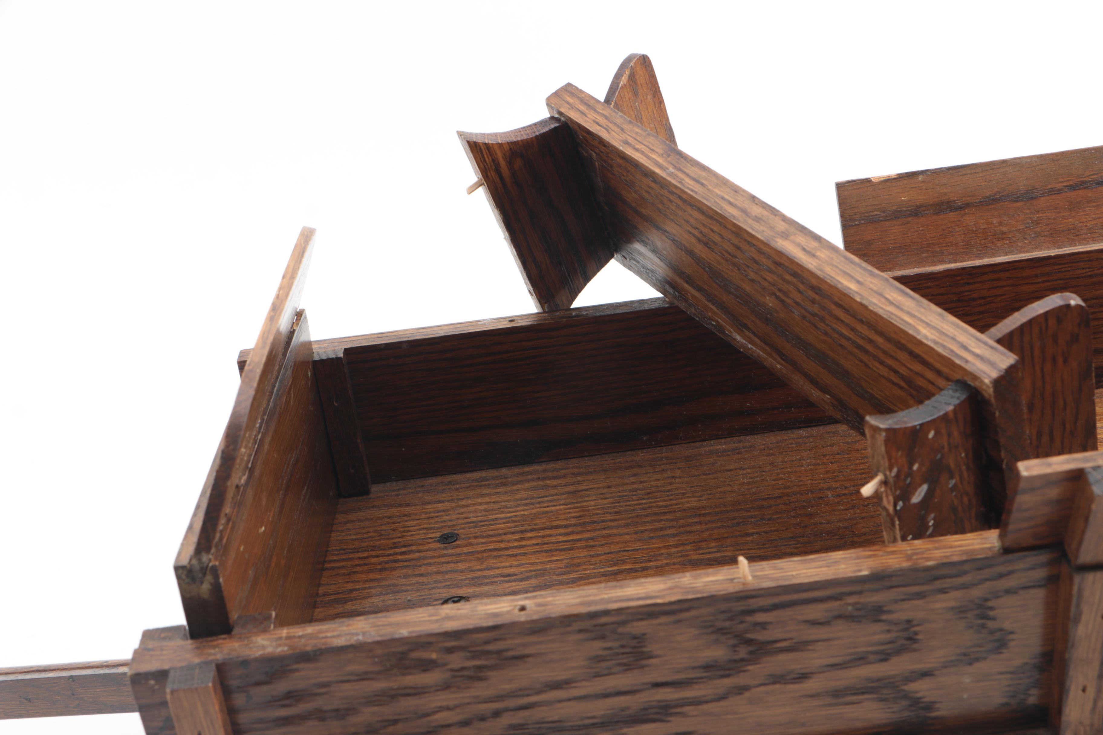 Antique Smith Phillips Semi Porcelain Chamber Pot with Decorative Decor