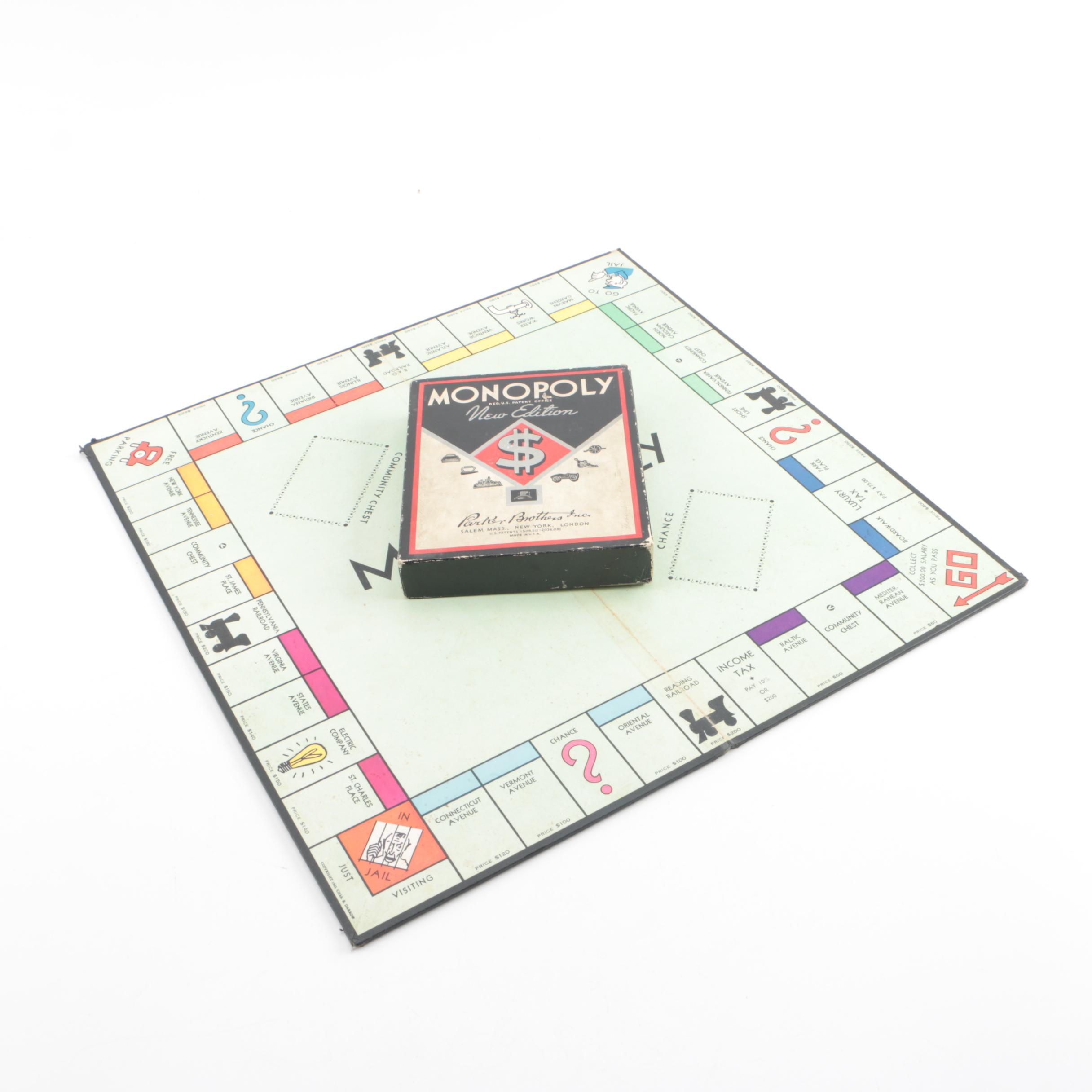 Vintage Monopoly Board Game