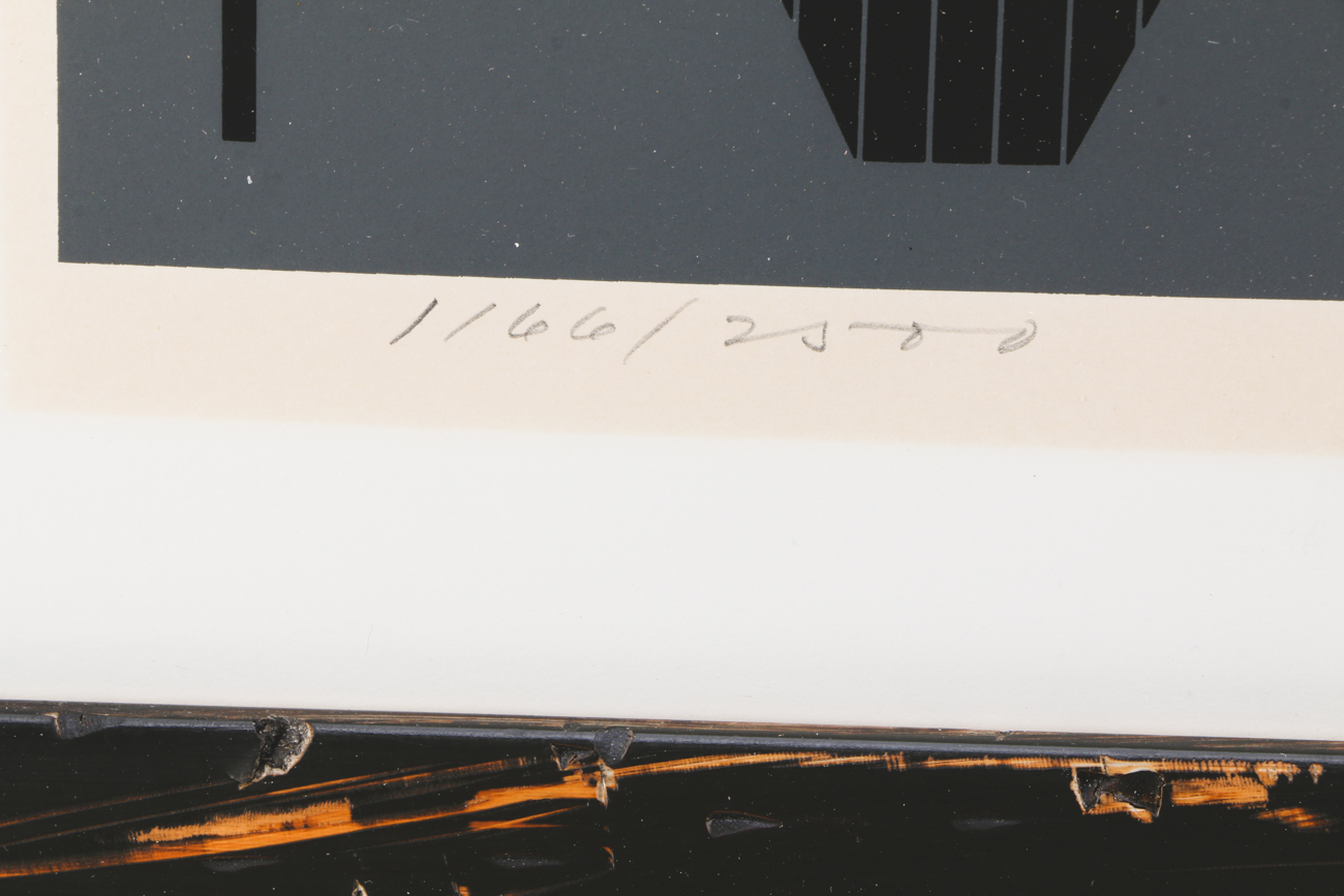 Charley Harper Limited Edition 1979 Serigraph Print "Buzz Off You Turkey"