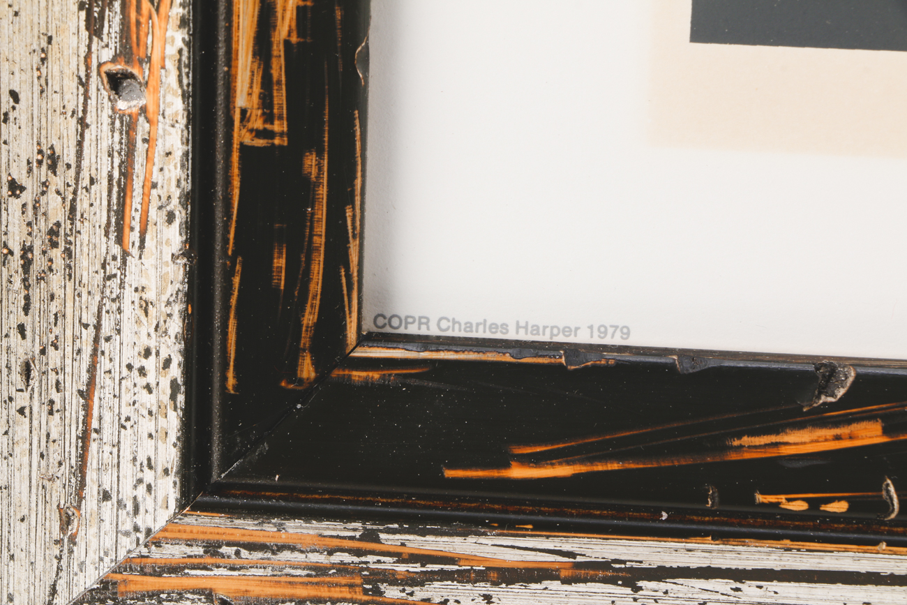 Charley Harper Limited Edition 1979 Serigraph Print "Buzz Off You Turkey"