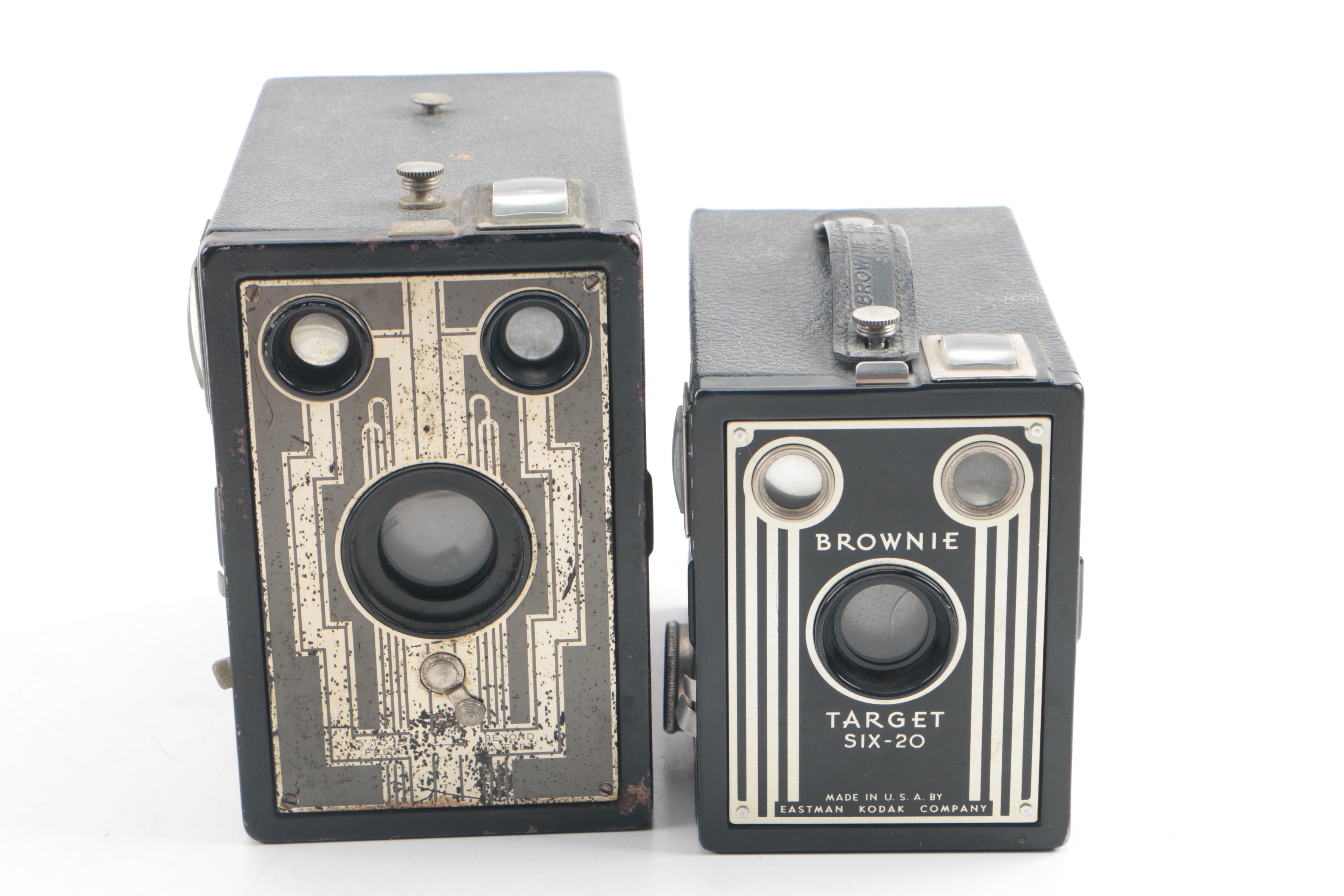Kodak Brownie, Argus Cameras and Accessories with Camera Cases