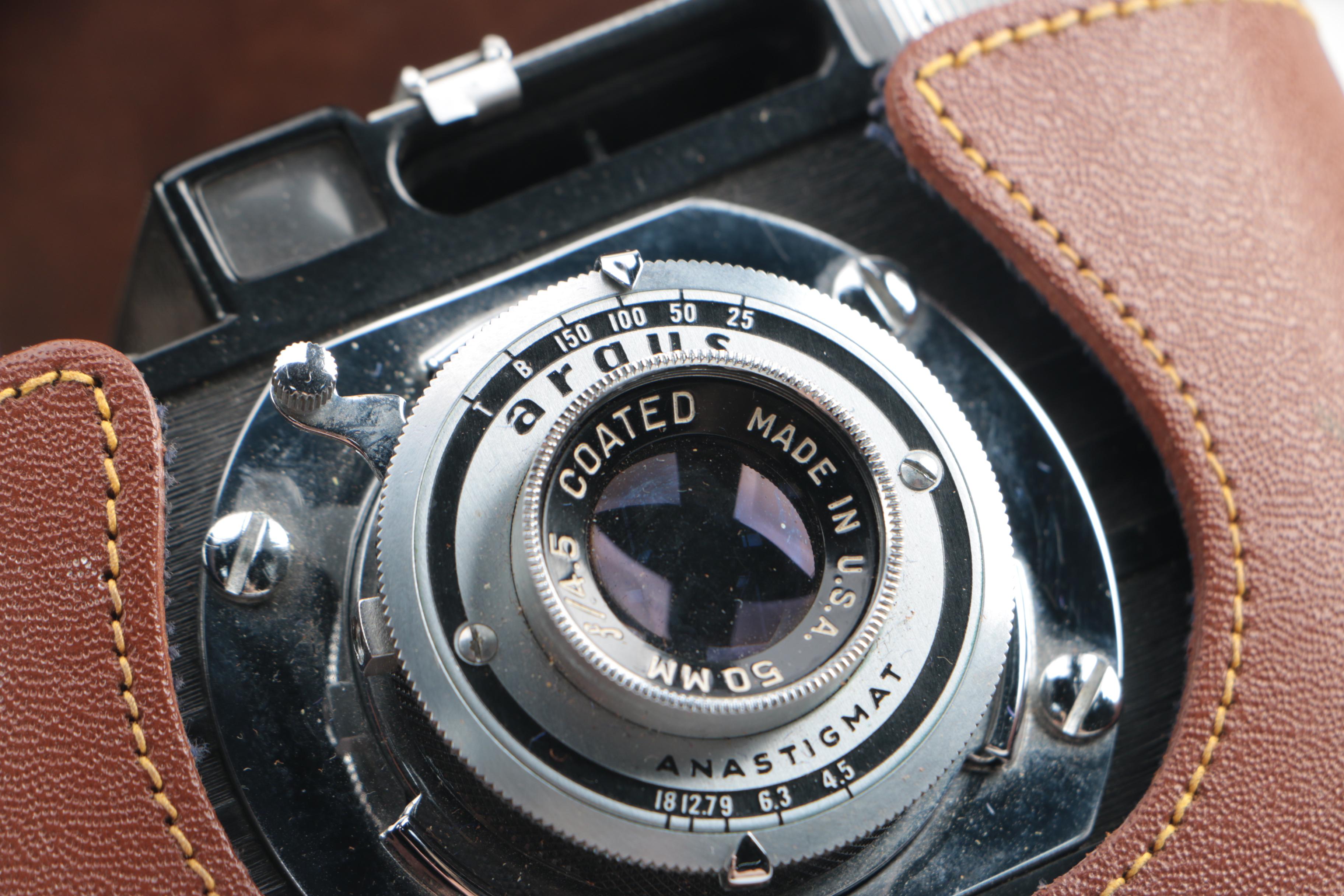 Kodak Brownie, Argus Cameras and Accessories with Camera Cases