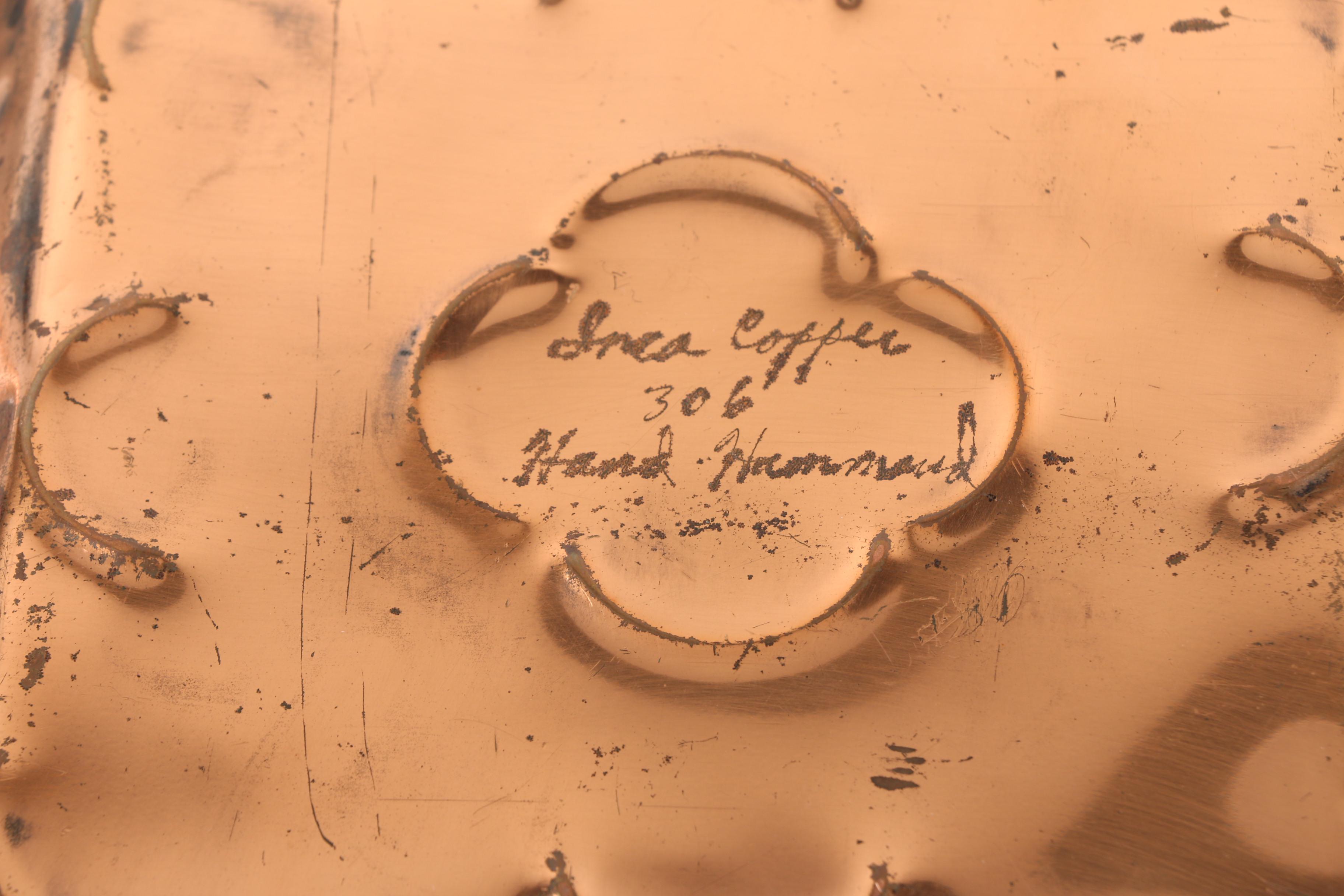 Mid 20th Century Inca Copper, Royal Haeger and California Pottery Ash Receivers