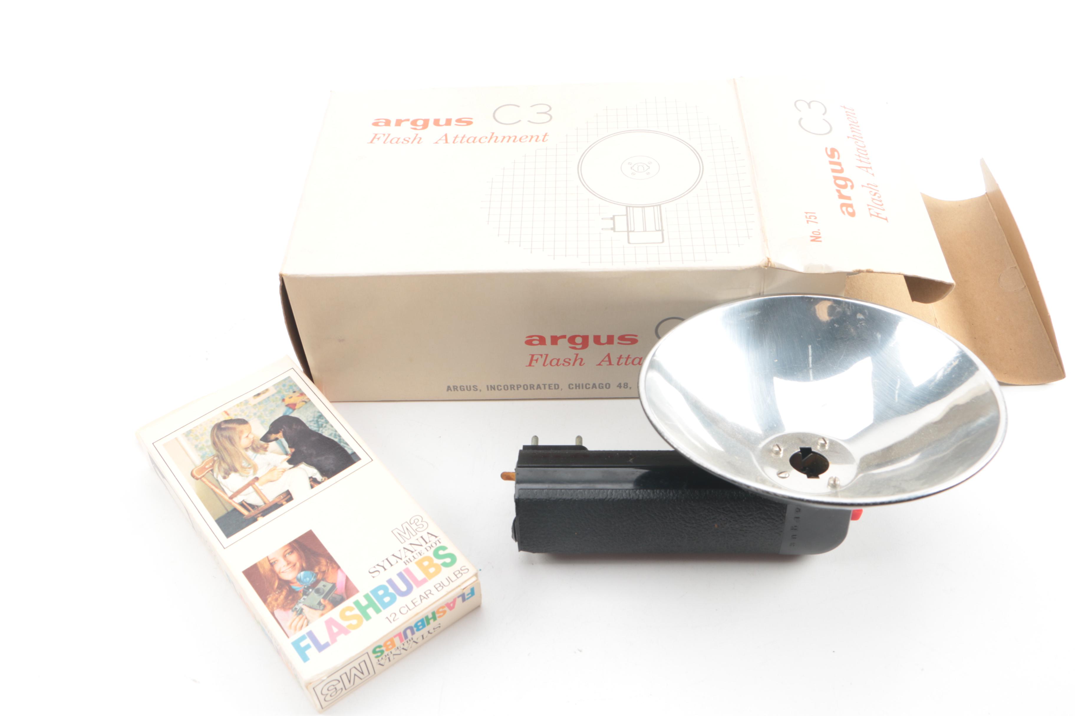 Kodak Brownie, Argus Cameras and Accessories with Camera Cases