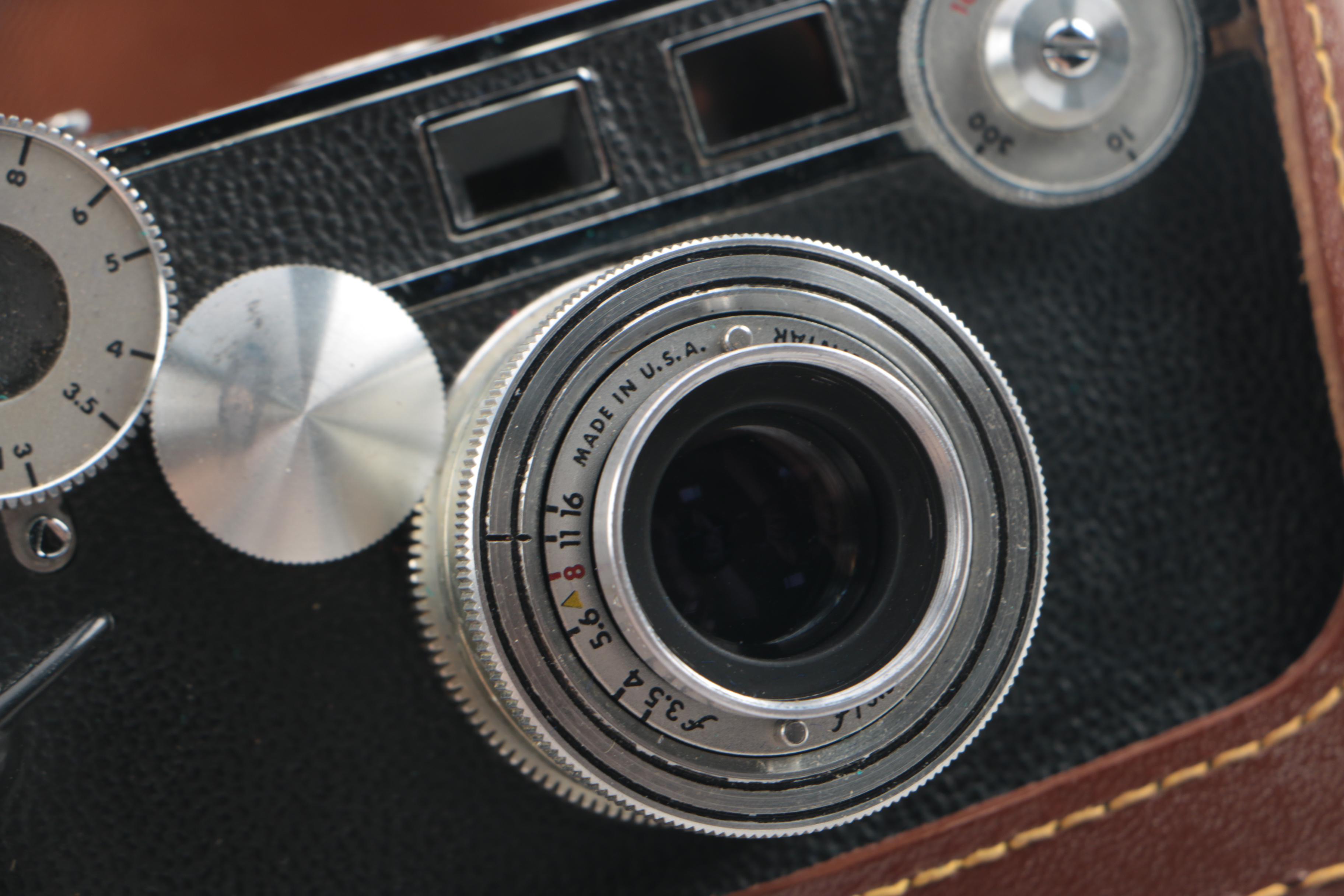 Kodak Brownie, Argus Cameras and Accessories with Camera Cases