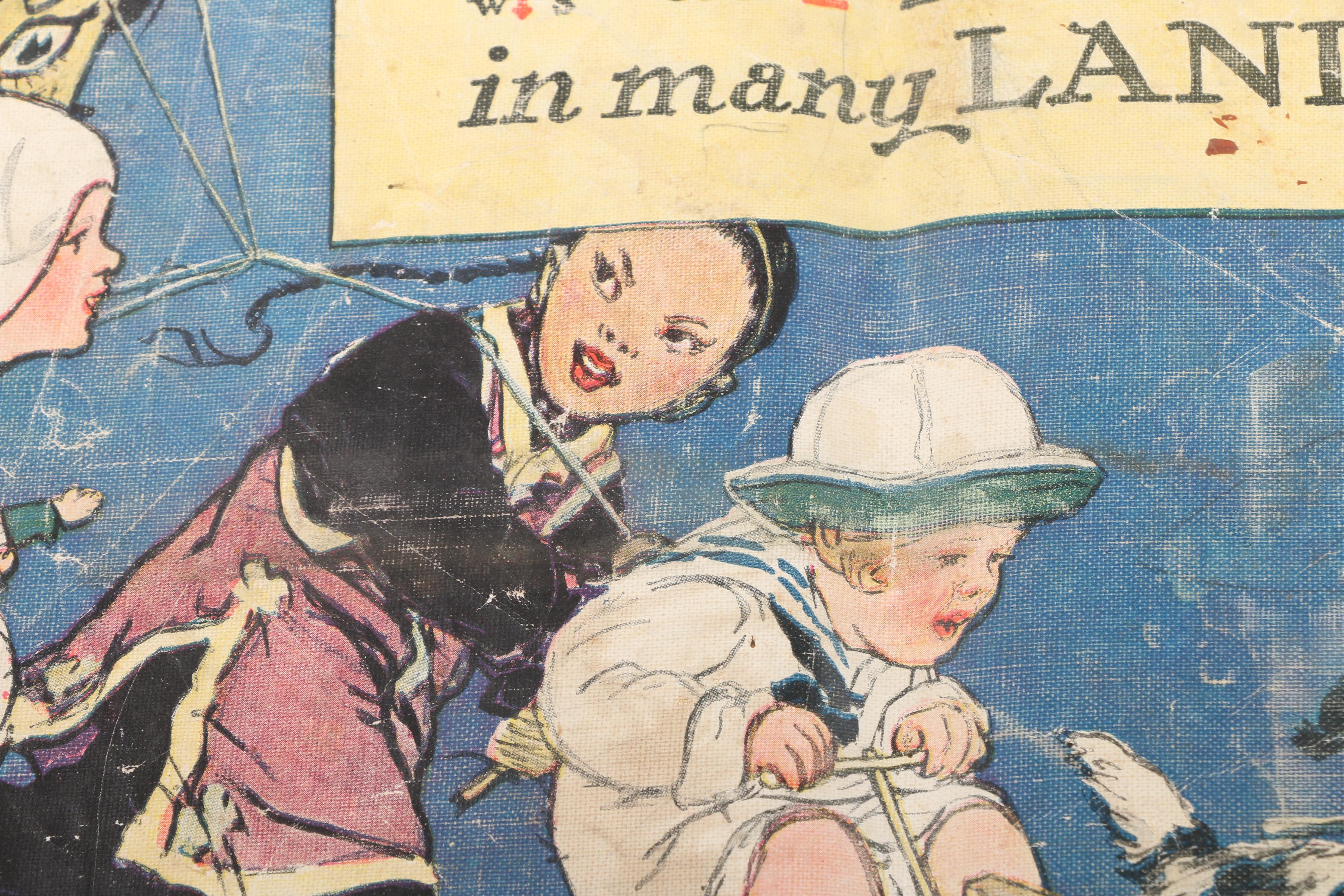 1922 "Children at Play in Many Lands" by John Rae