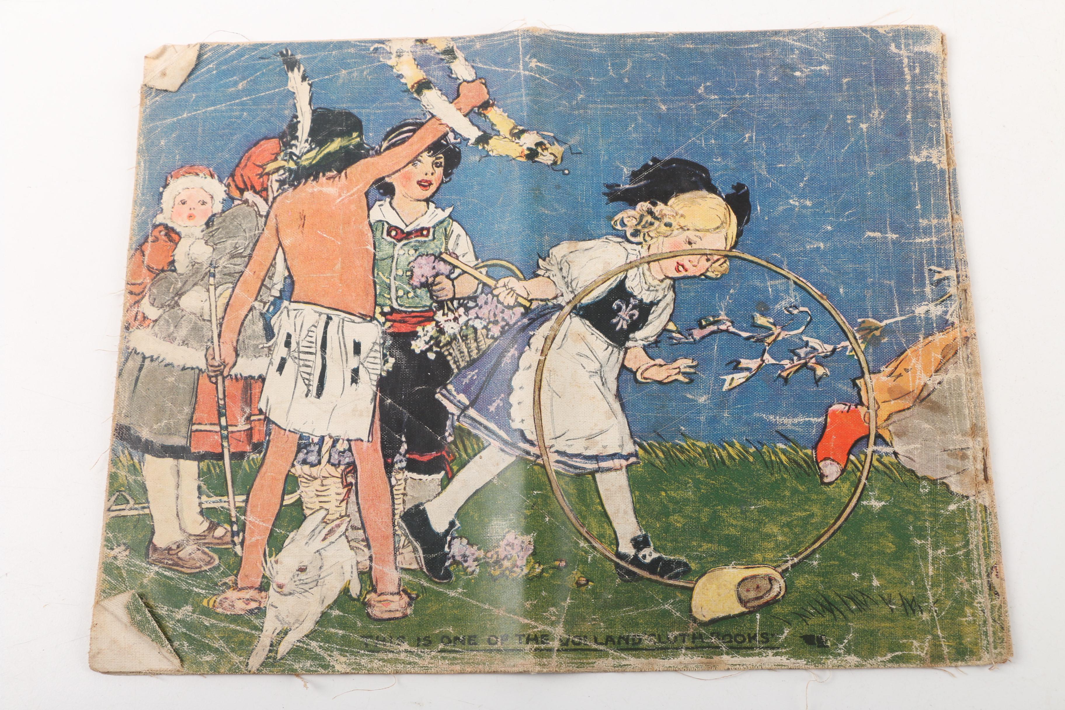 1922 "Children at Play in Many Lands" by John Rae