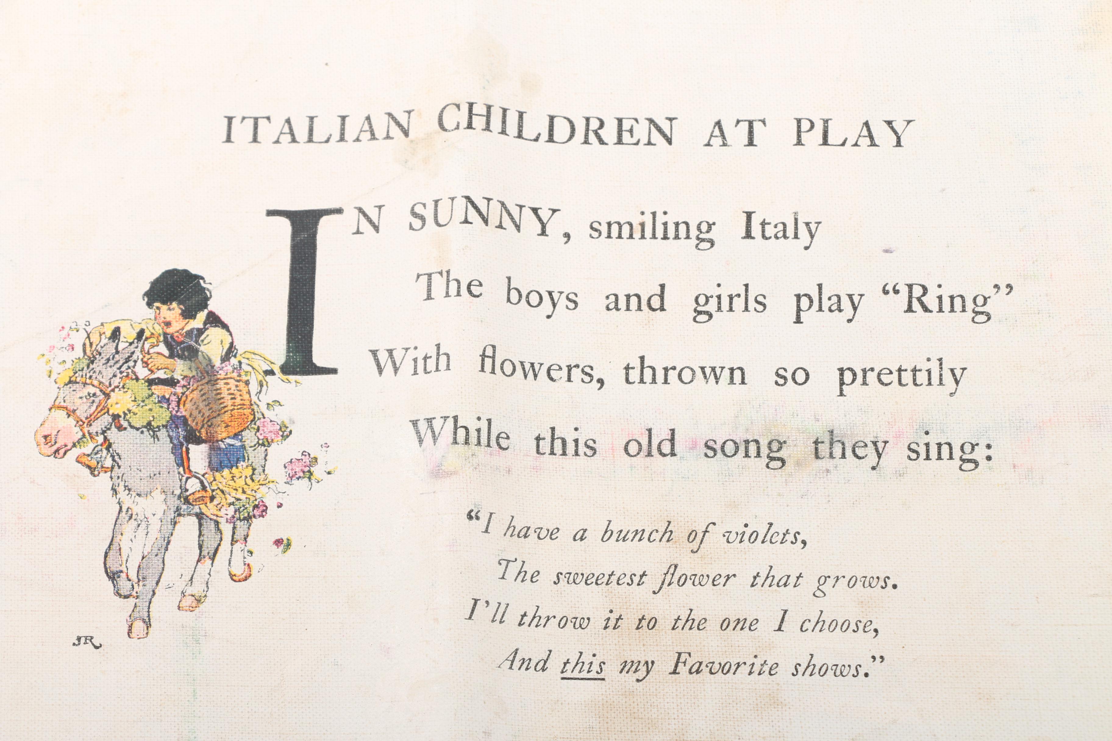 1922 "Children at Play in Many Lands" by John Rae
